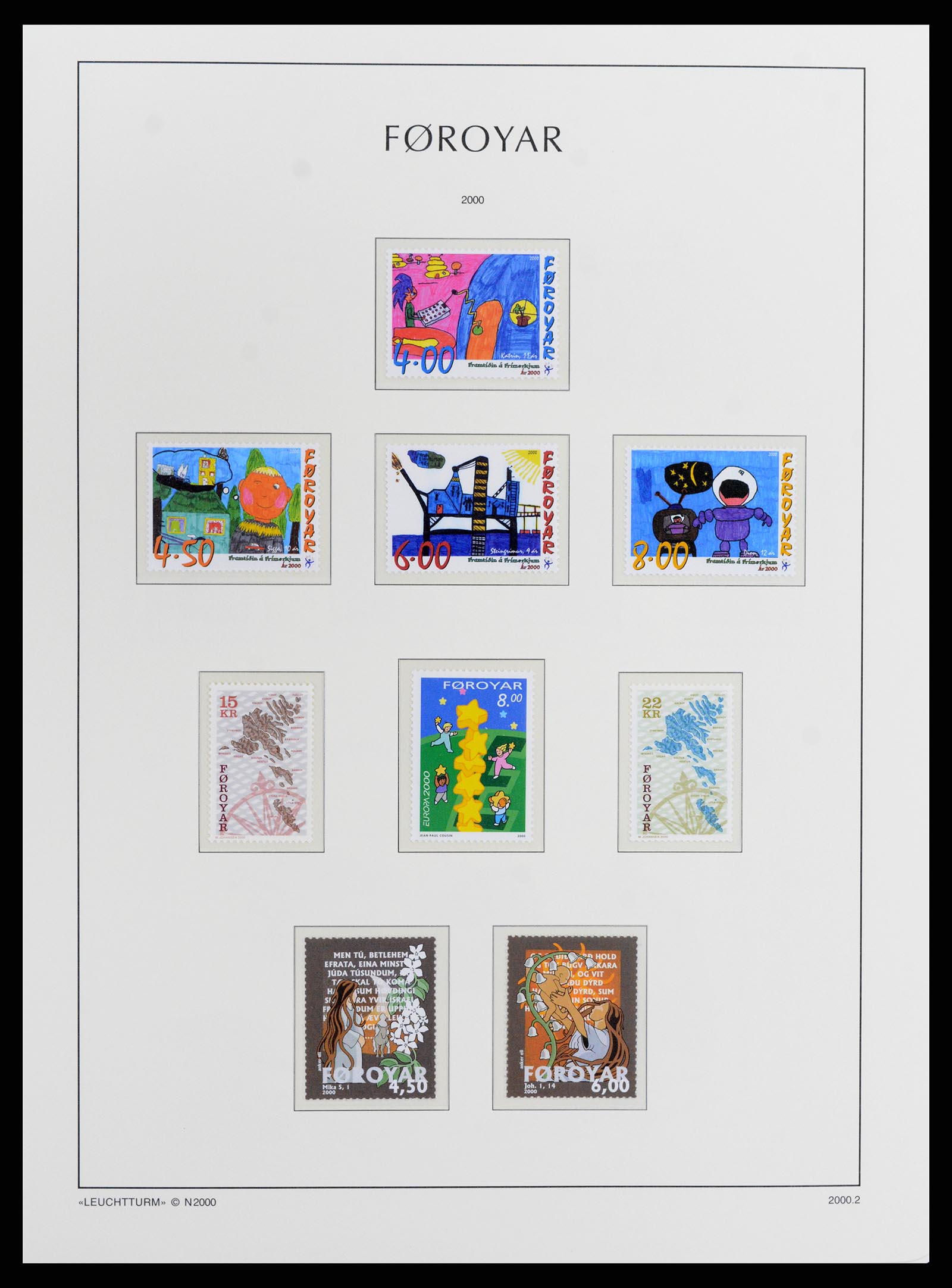 37784 041 - Postzegelverzameling 37784 Faeroer 1975-2014.