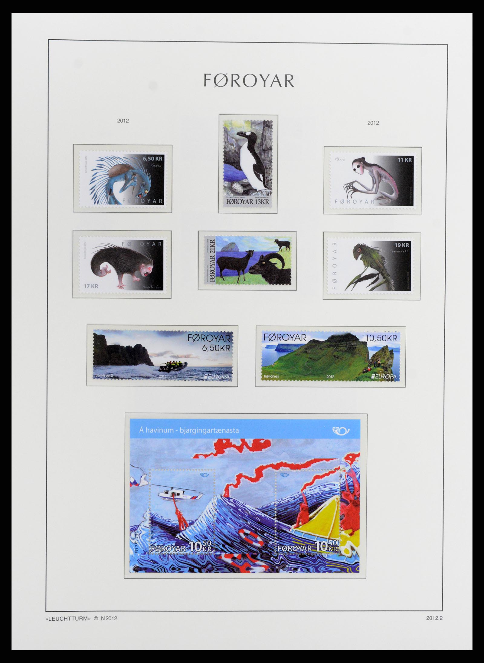 37784 081 - Postzegelverzameling 37784 Faeroer 1975-2014.