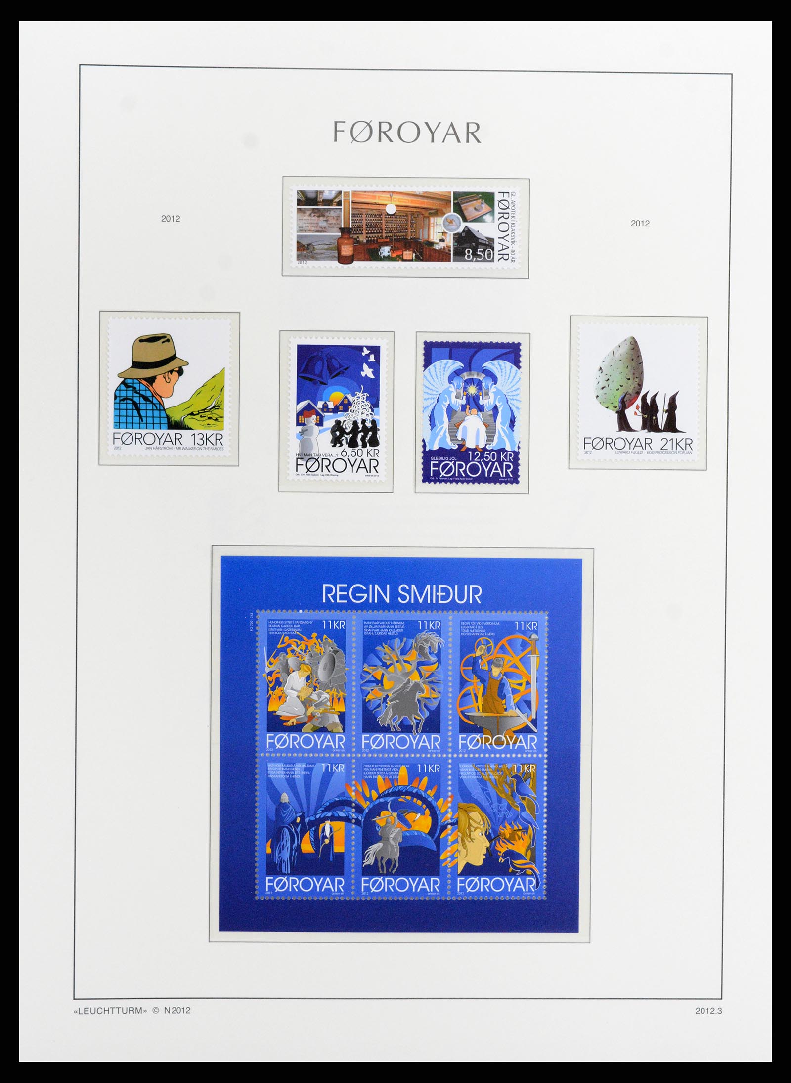 37784 082 - Postzegelverzameling 37784 Faeroer 1975-2014.