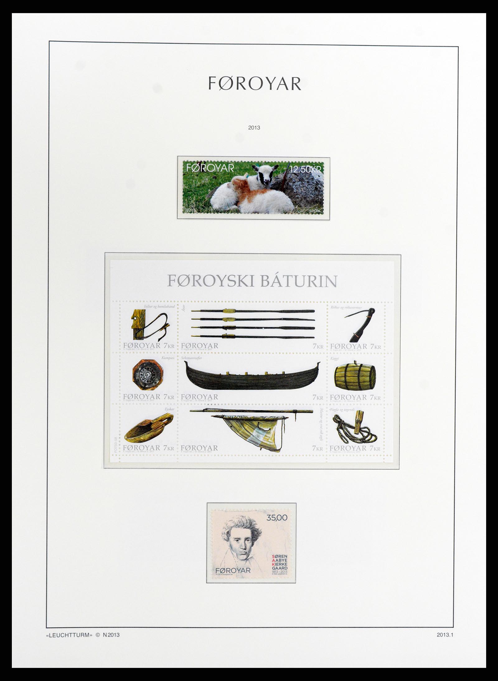 37784 083 - Postzegelverzameling 37784 Faeroer 1975-2014.