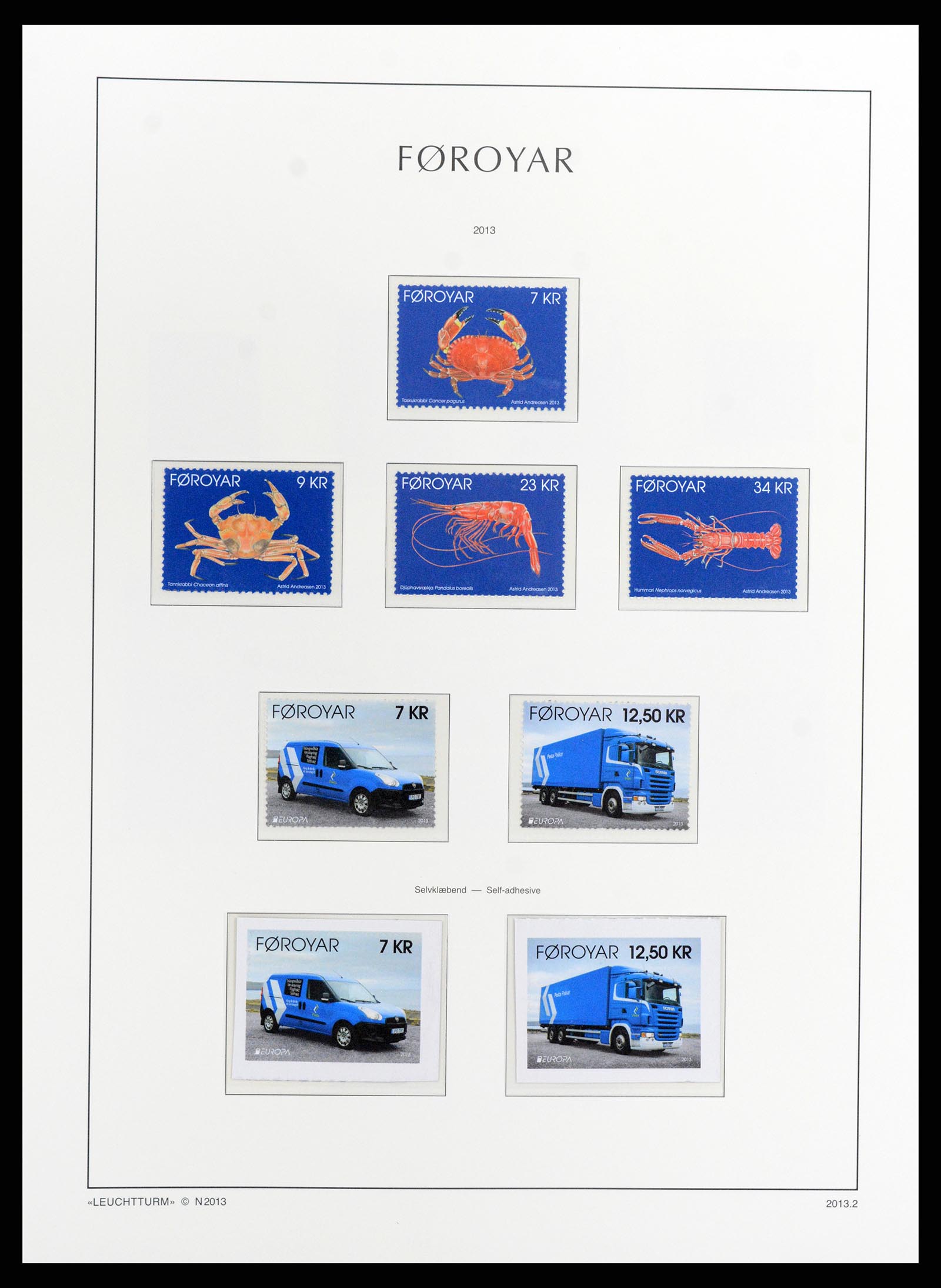37784 084 - Postzegelverzameling 37784 Faeroer 1975-2014.