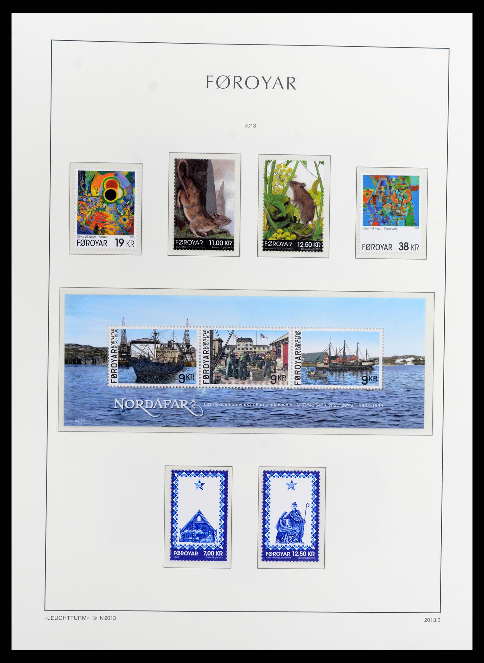 37784 085 - Postzegelverzameling 37784 Faeroer 1975-2014.