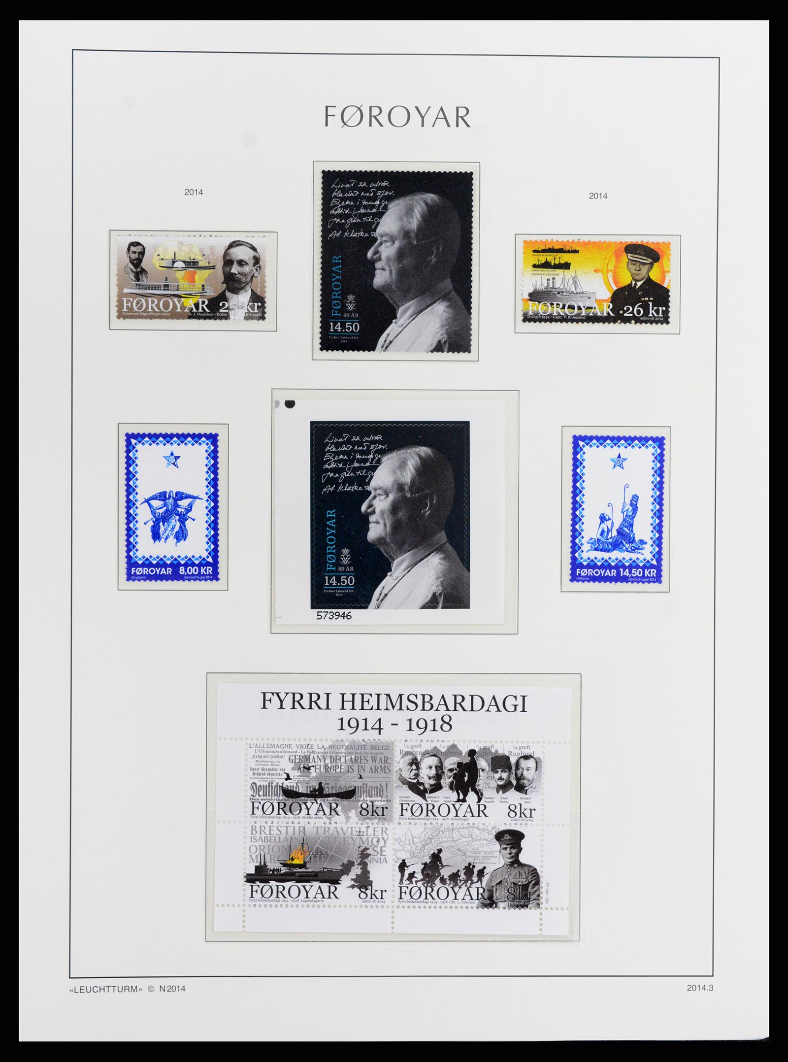 37784 088 - Postzegelverzameling 37784 Faeroer 1975-2014.