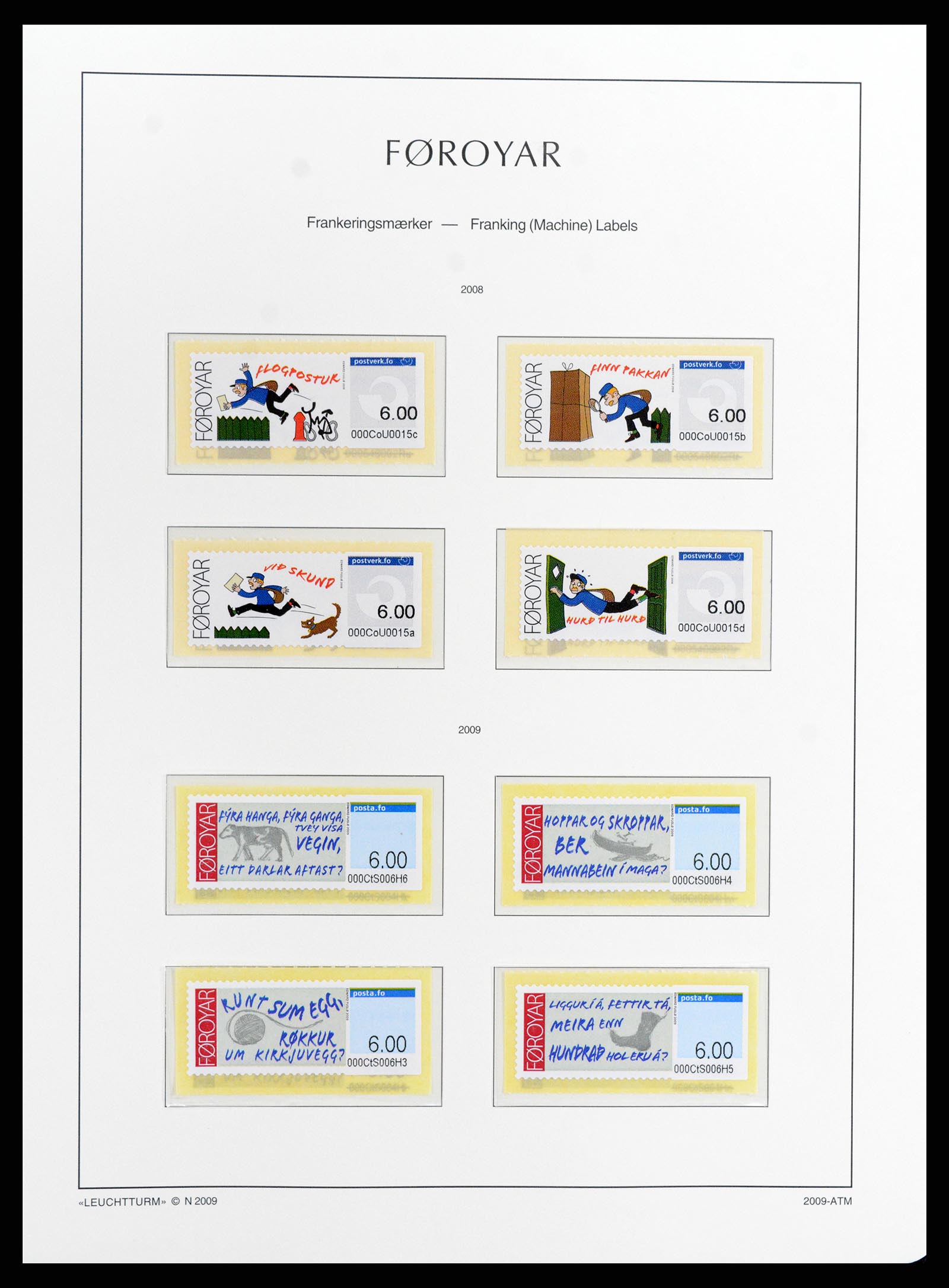 37784 089 - Postzegelverzameling 37784 Faeroer 1975-2014.