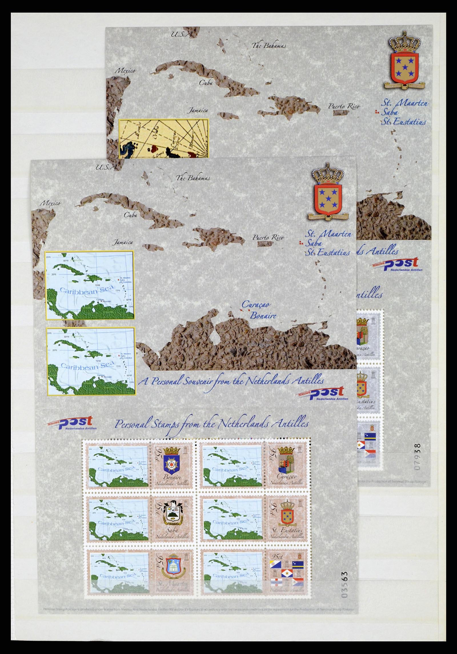 37786 025 - Postzegelverzameling 37786 Nederlandse Antillen 1992-2010.