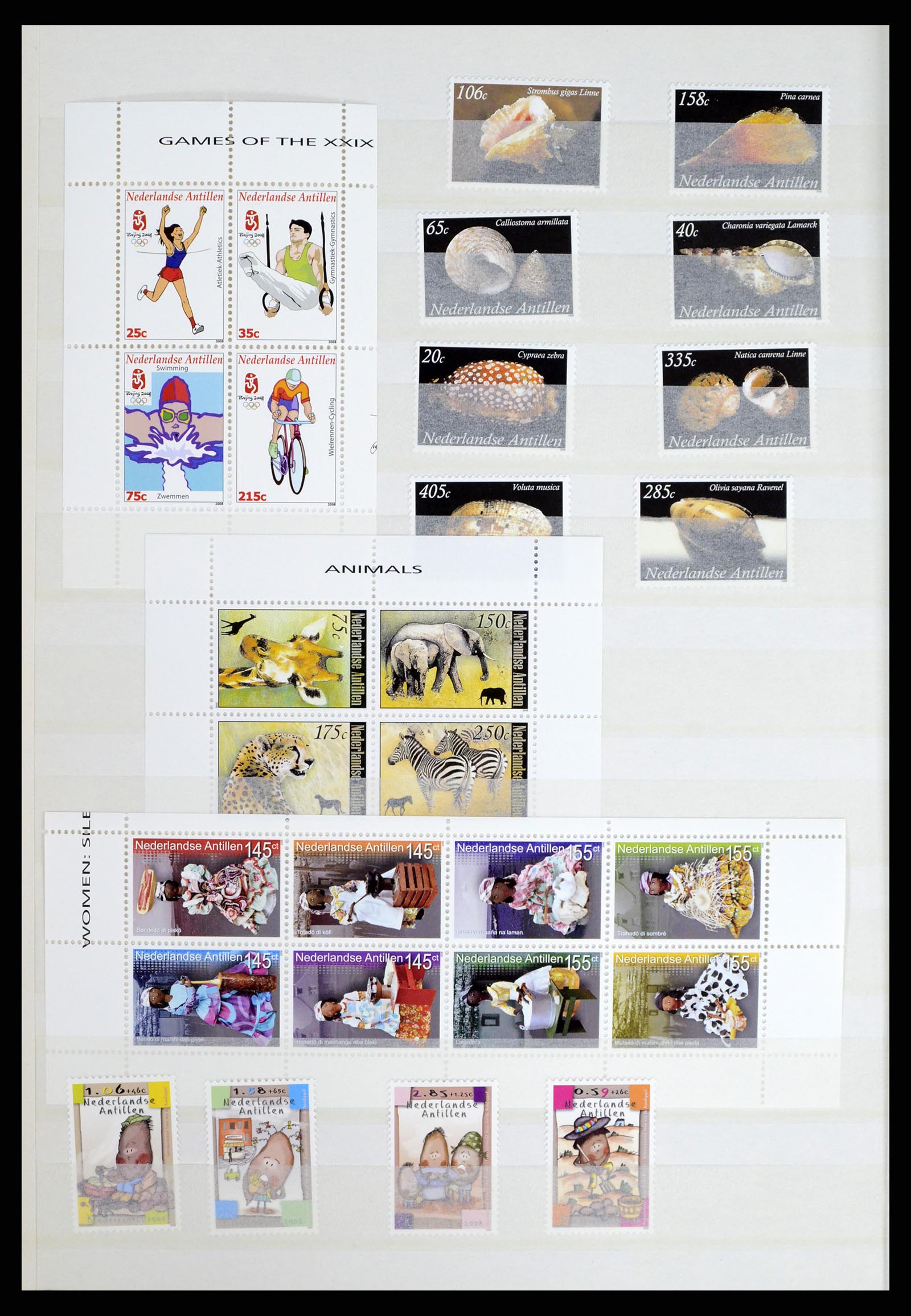 37786 036 - Postzegelverzameling 37786 Nederlandse Antillen 1992-2010.