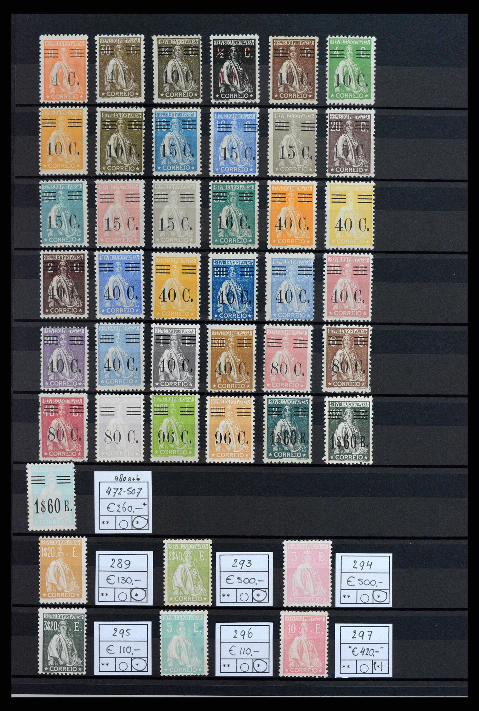 37787 014 - Postzegelverzameling 37787 Europese landen toppers 1890-1960.