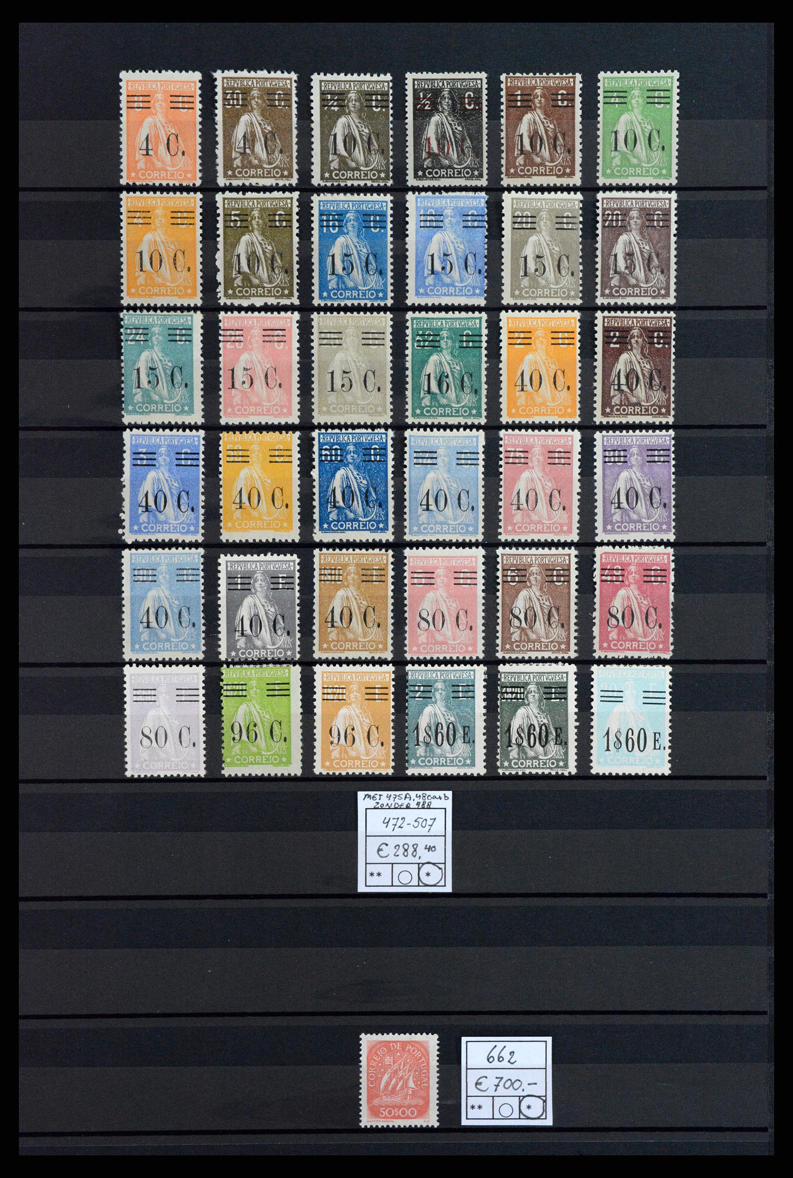 37787 015 - Postzegelverzameling 37787 Europese landen toppers 1890-1960.