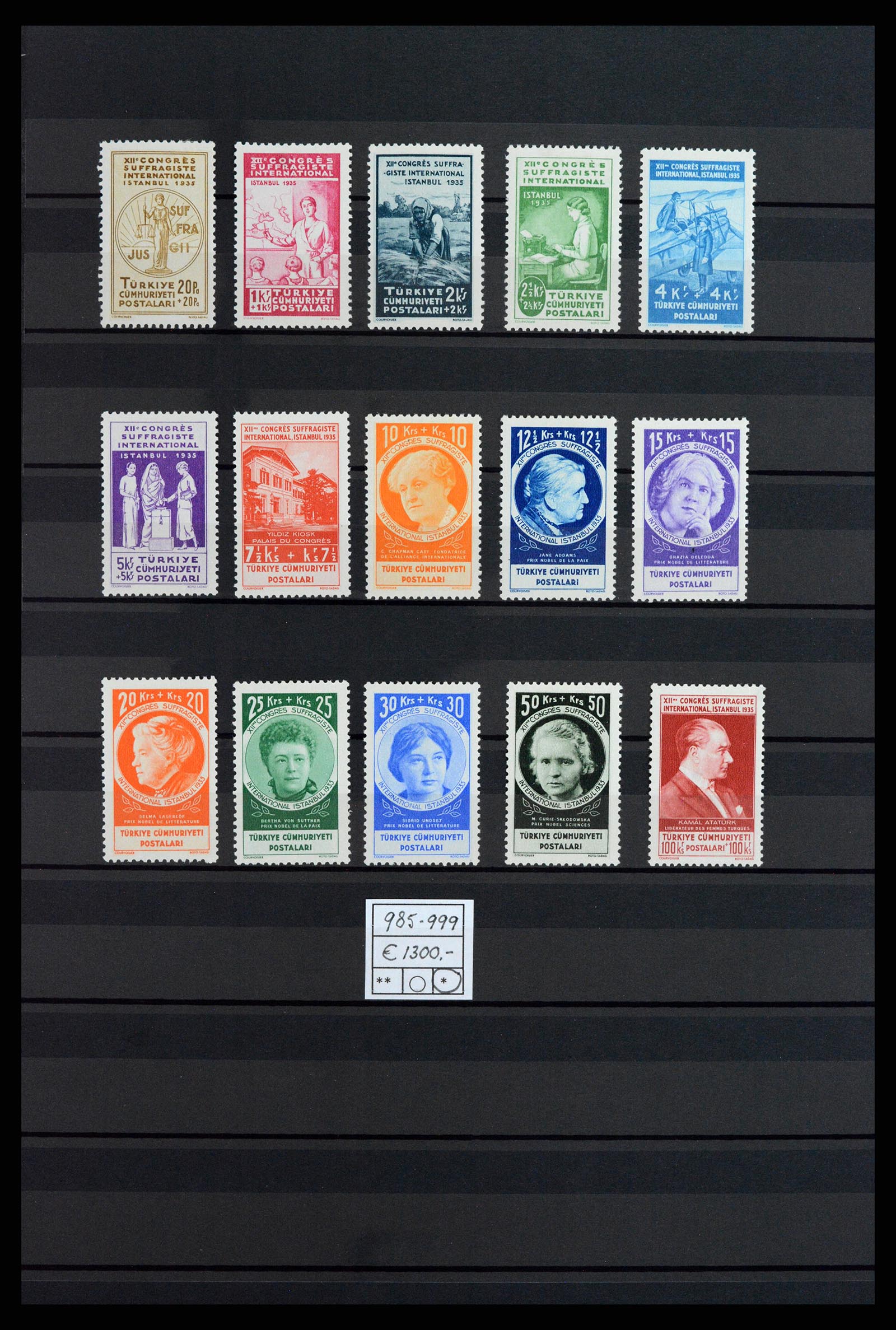37787 018 - Stamp Collection 37787 European countries key stamps 1890-1960.