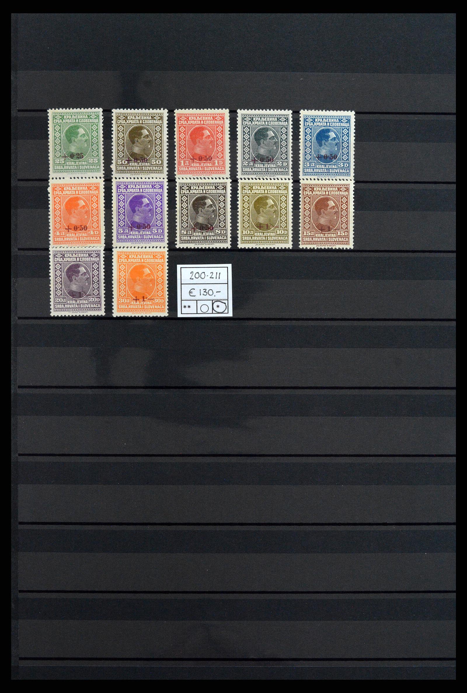 37787 032 - Postzegelverzameling 37787 Europese landen toppers 1890-1960.