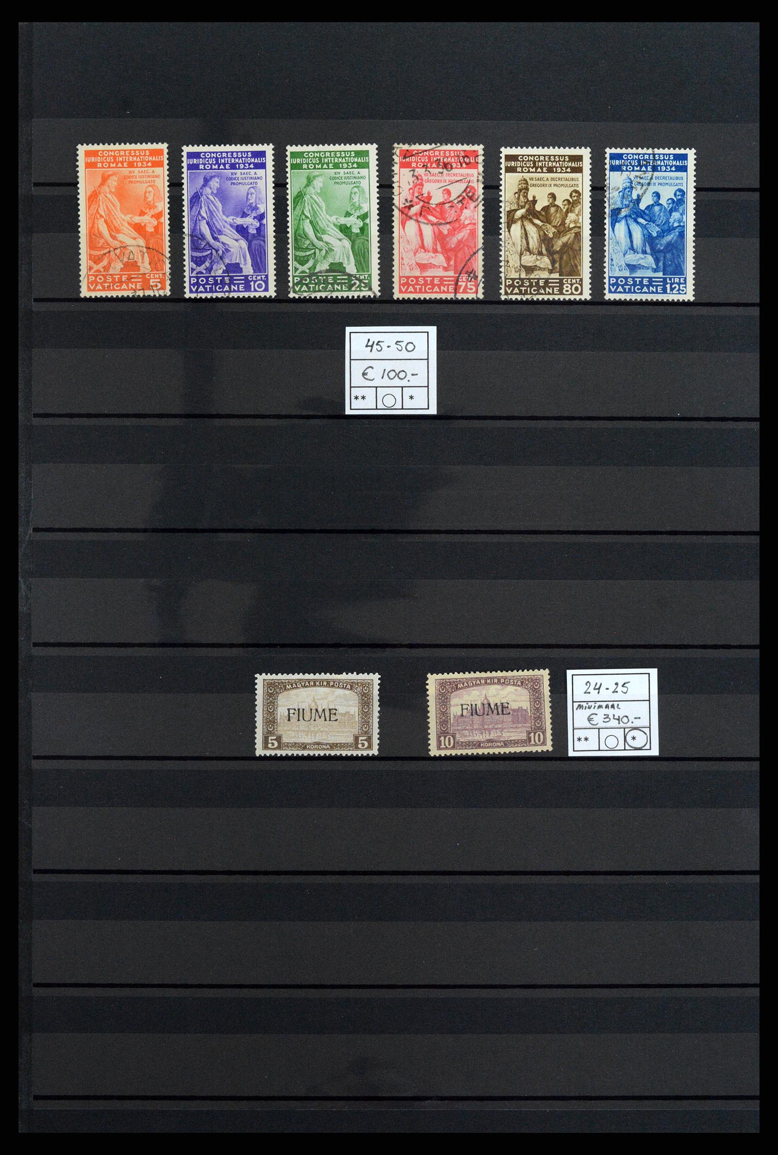 37787 034 - Postzegelverzameling 37787 Europese landen toppers 1890-1960.