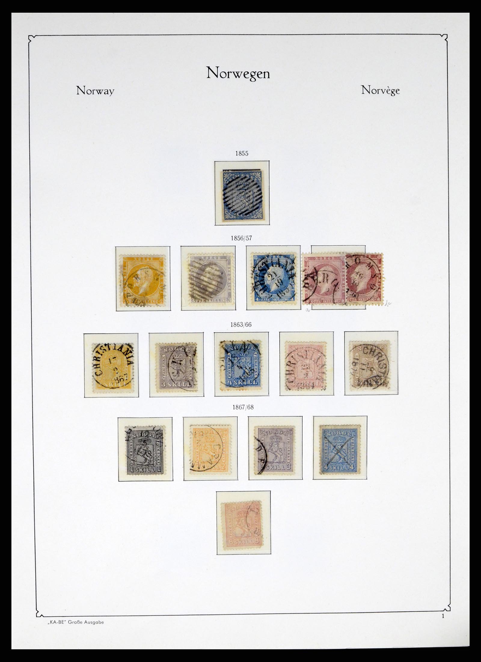 37788 003 - Stamp Collection 37788 Norway 1855-2006.