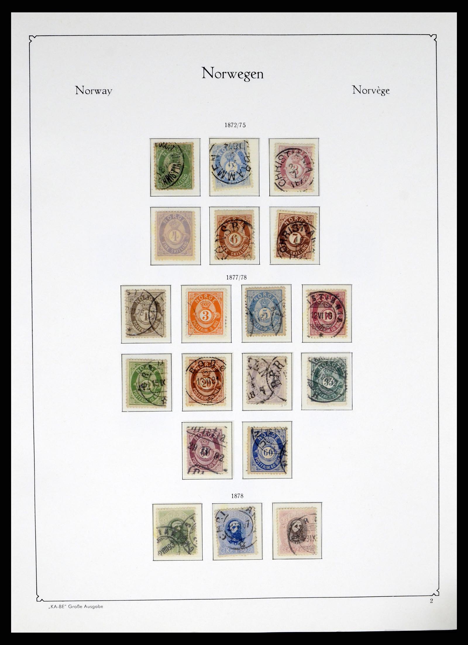 37788 004 - Stamp Collection 37788 Norway 1855-2006.