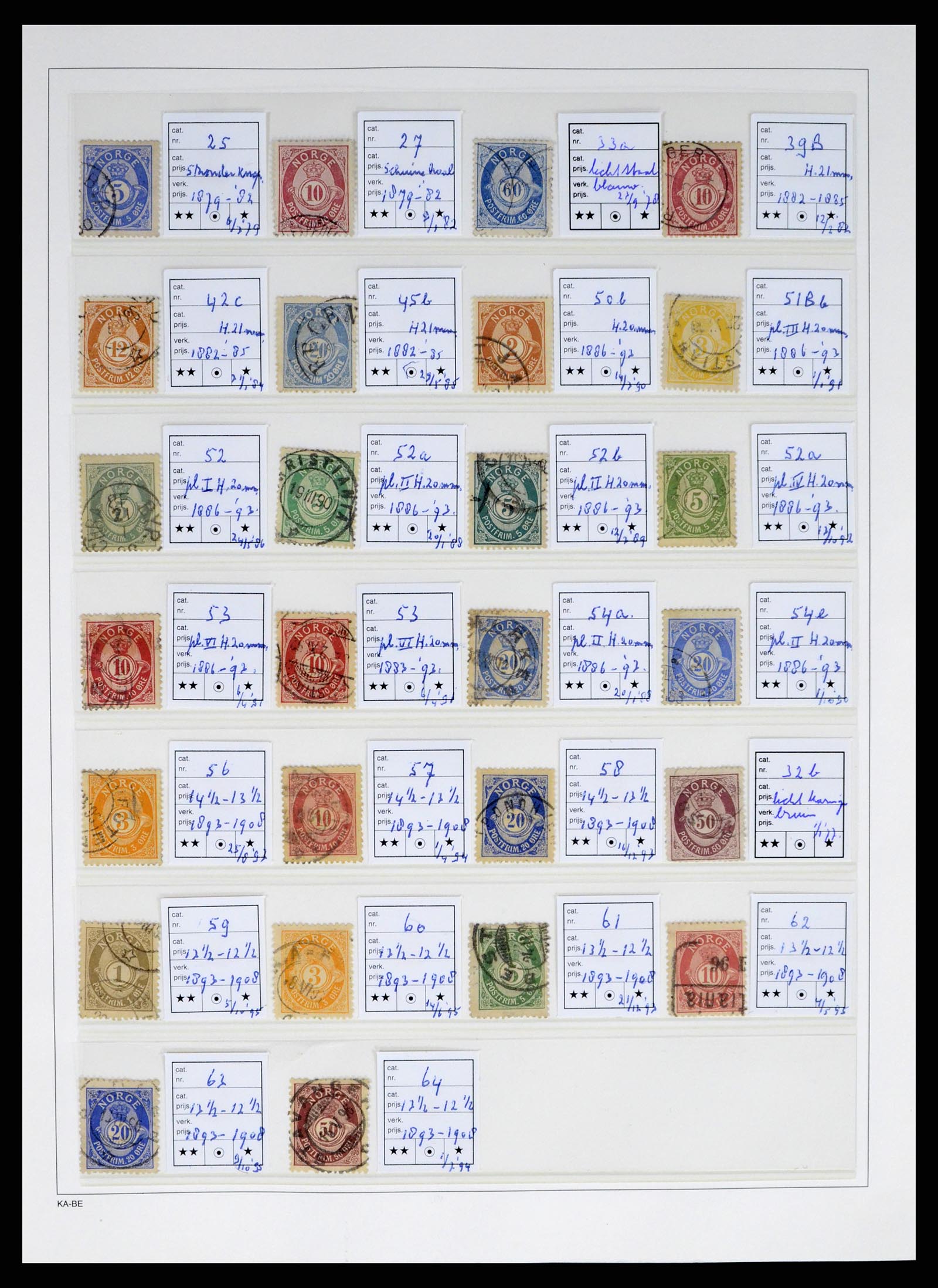 37788 007 - Stamp Collection 37788 Norway 1855-2006.