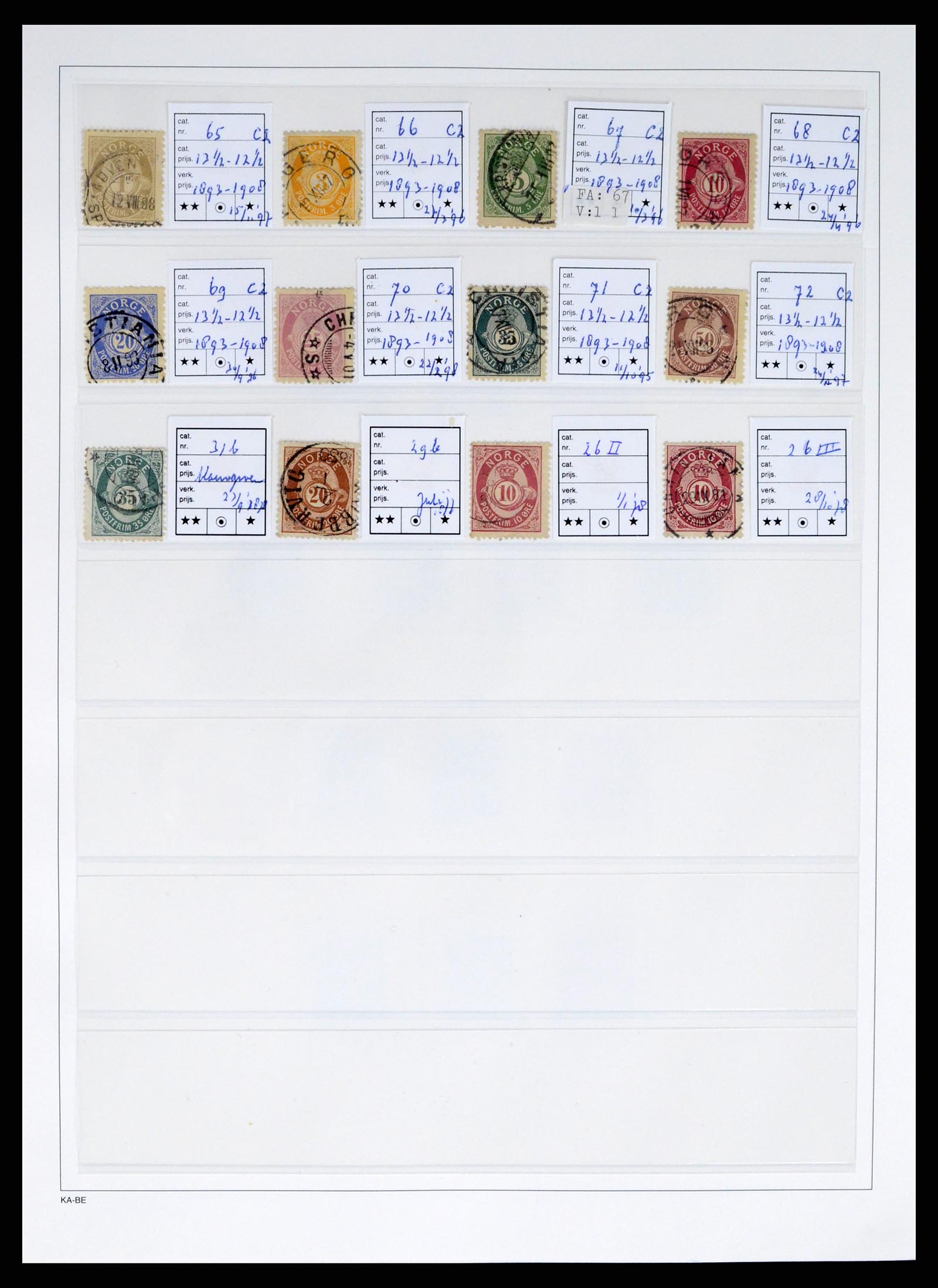 37788 008 - Stamp Collection 37788 Norway 1855-2006.