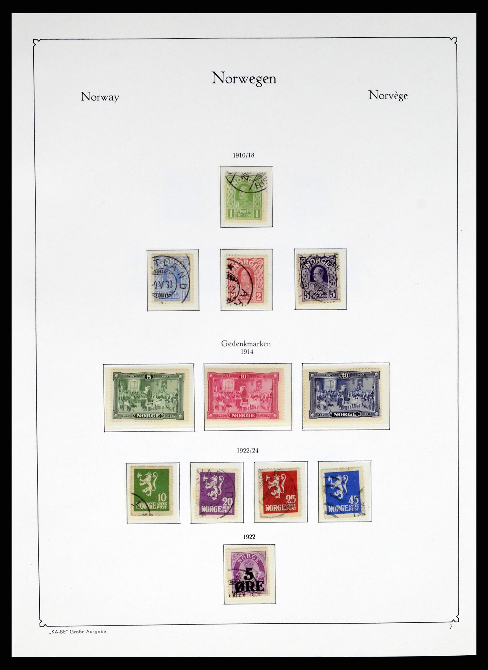 37788 011 - Stamp Collection 37788 Norway 1855-2006.