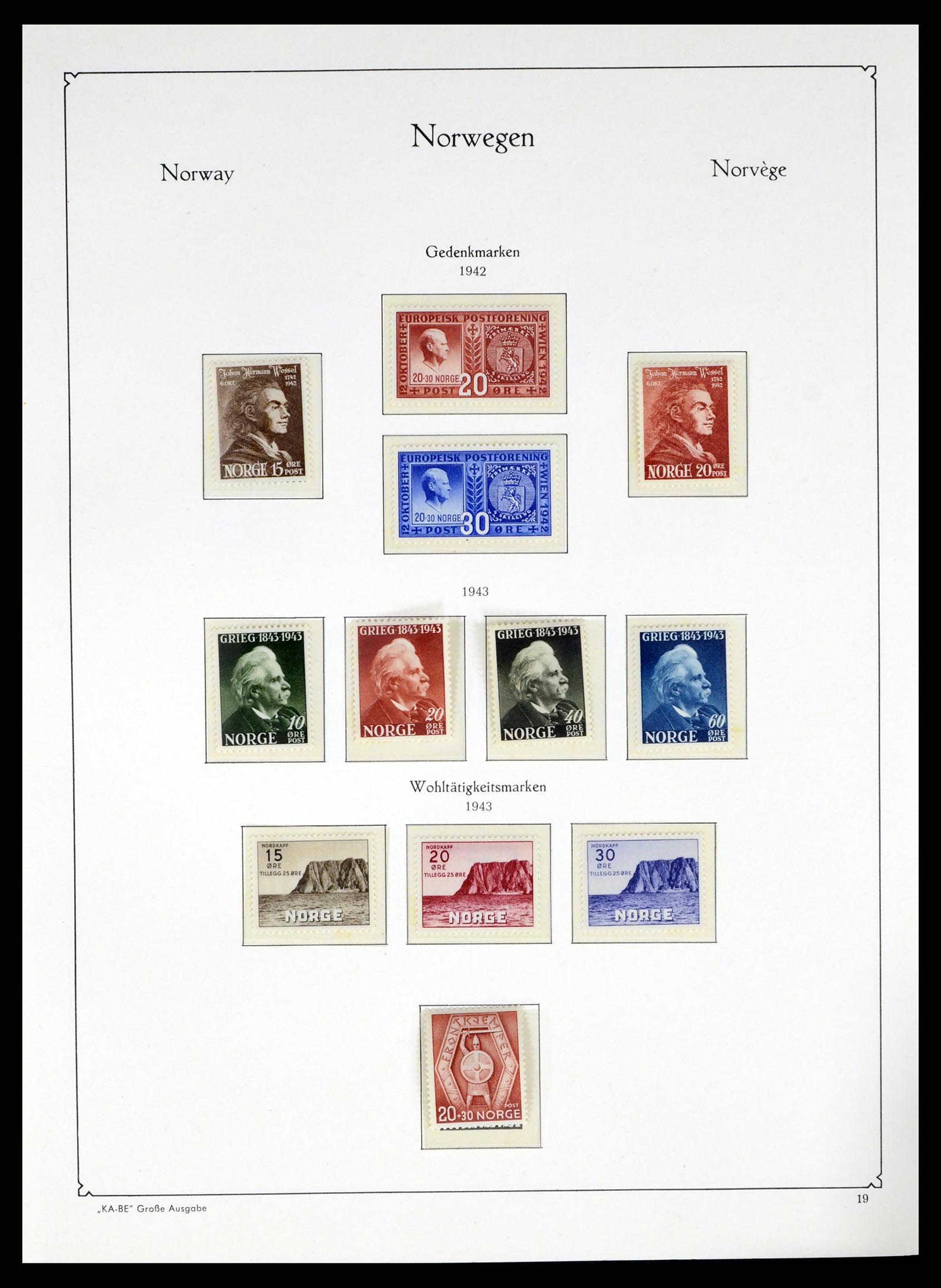 37788 023 - Postzegelverzameling 37788 Noorwegen 1855-2006.