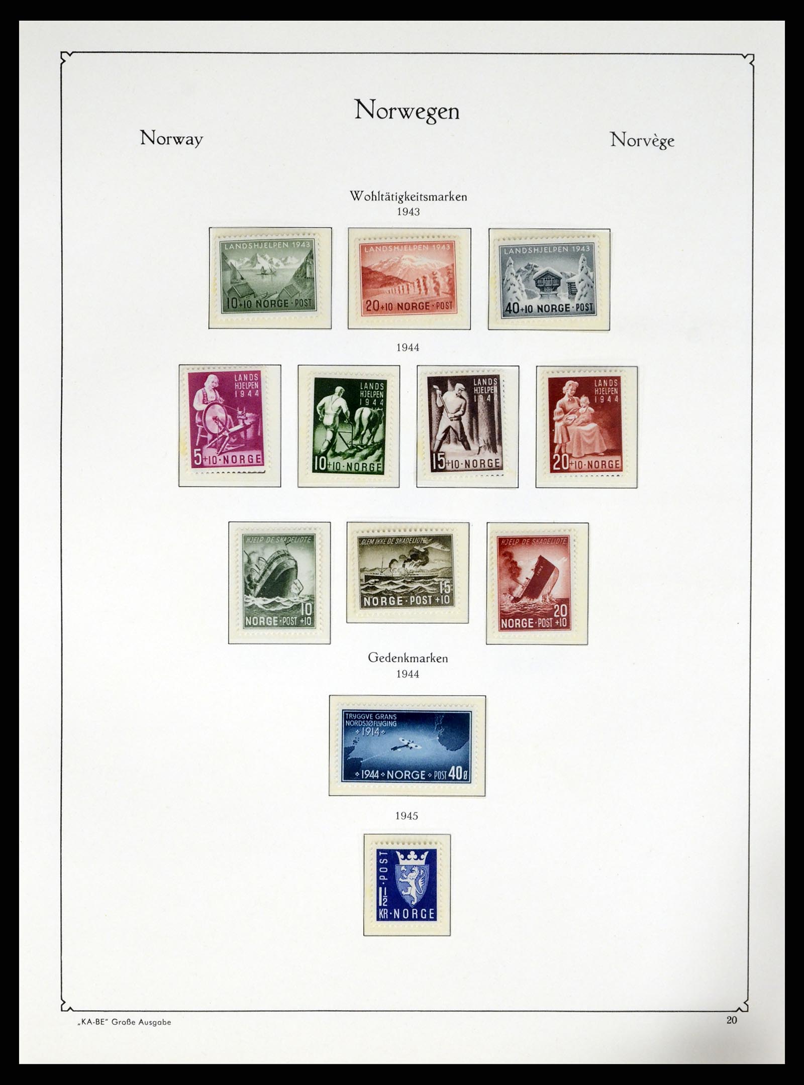 37788 024 - Postzegelverzameling 37788 Noorwegen 1855-2006.