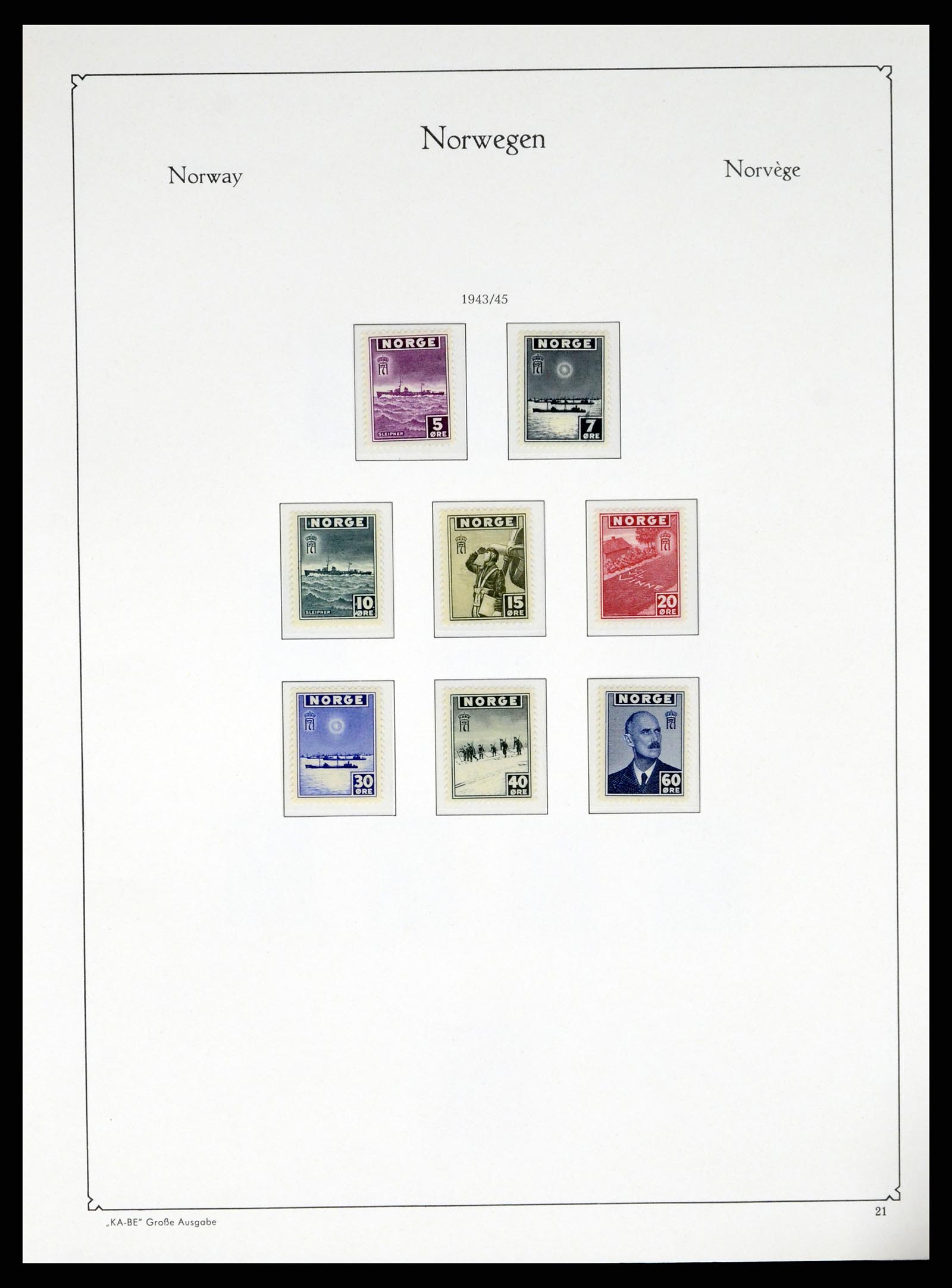 37788 025 - Postzegelverzameling 37788 Noorwegen 1855-2006.