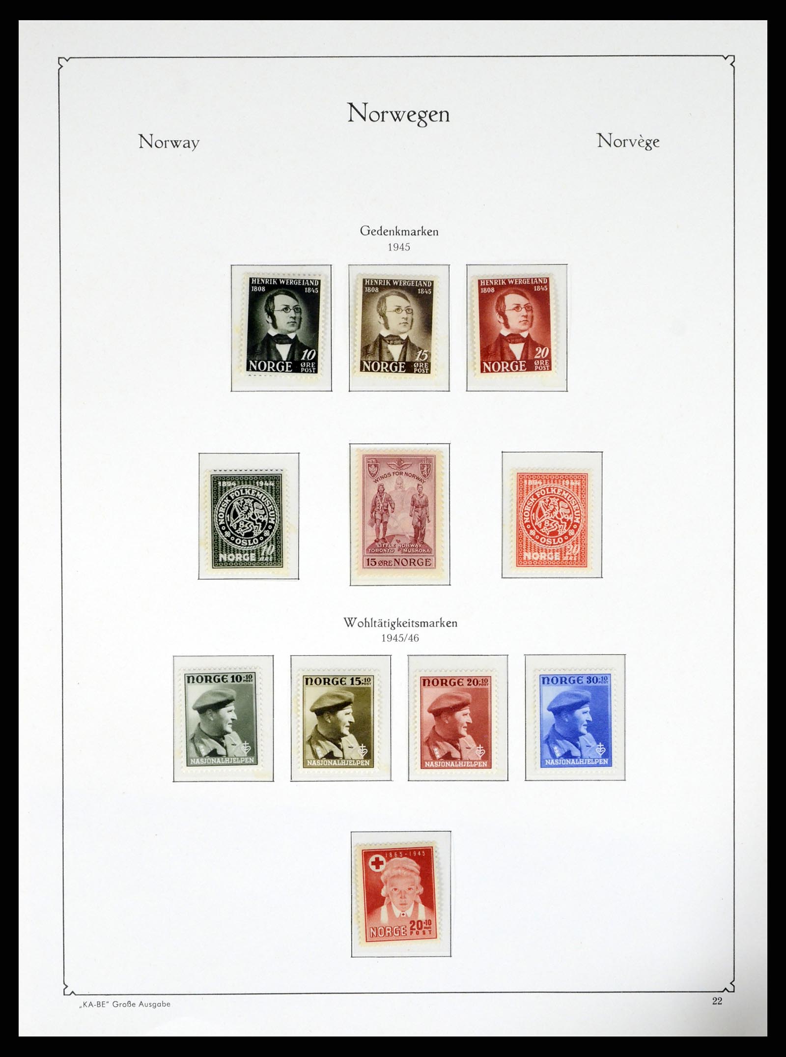37788 026 - Postzegelverzameling 37788 Noorwegen 1855-2006.