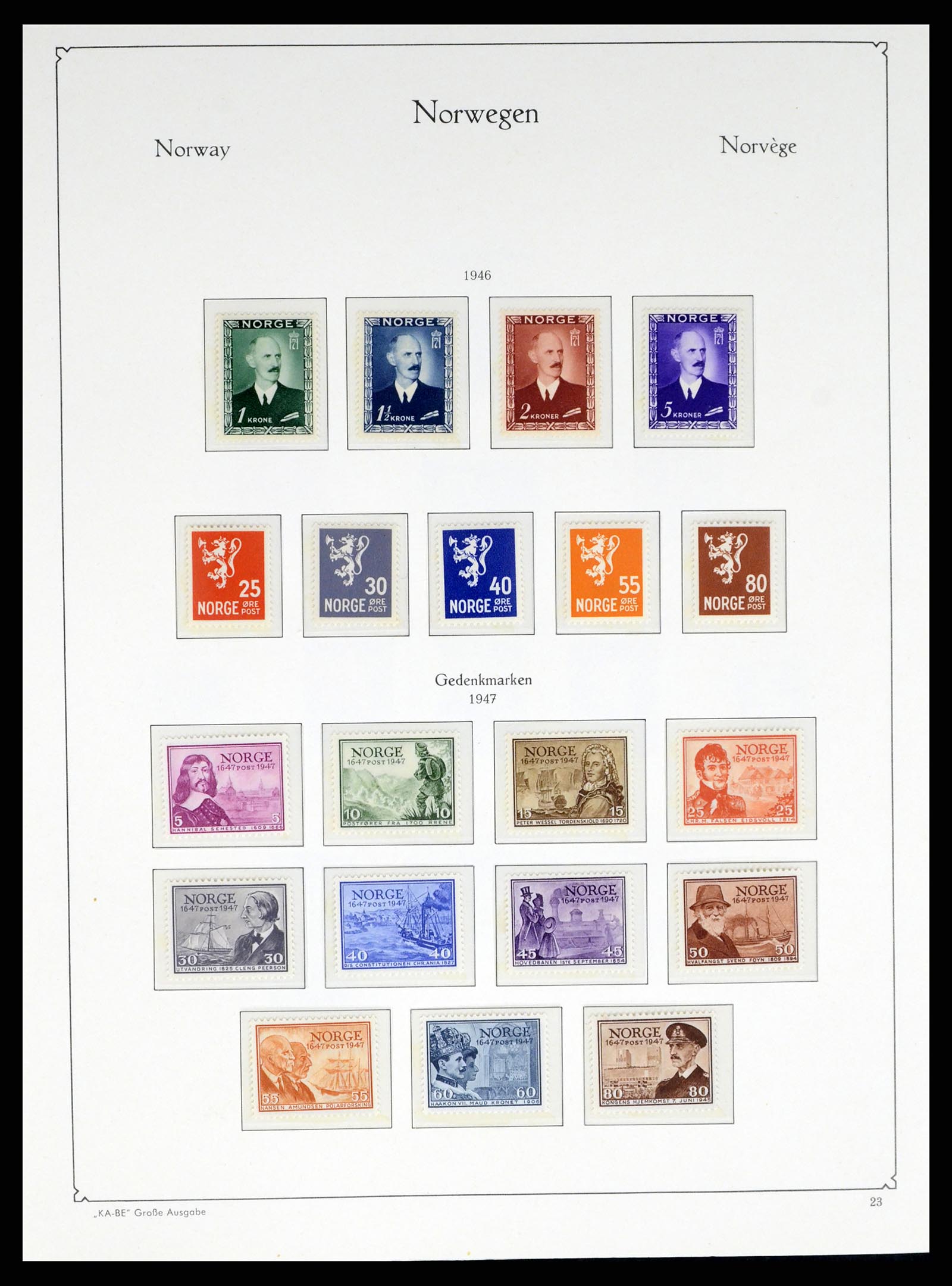 37788 027 - Postzegelverzameling 37788 Noorwegen 1855-2006.