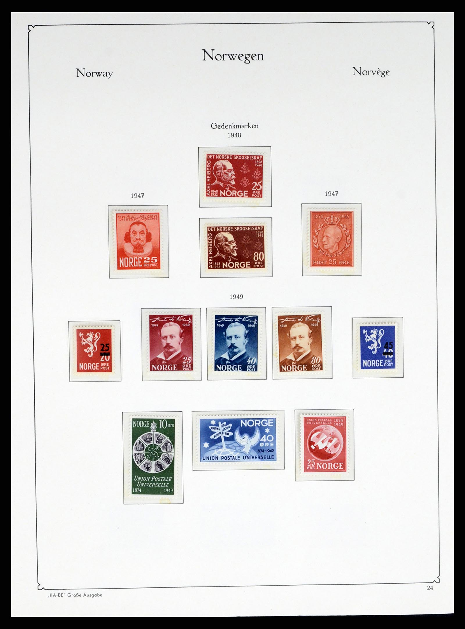 37788 028 - Postzegelverzameling 37788 Noorwegen 1855-2006.