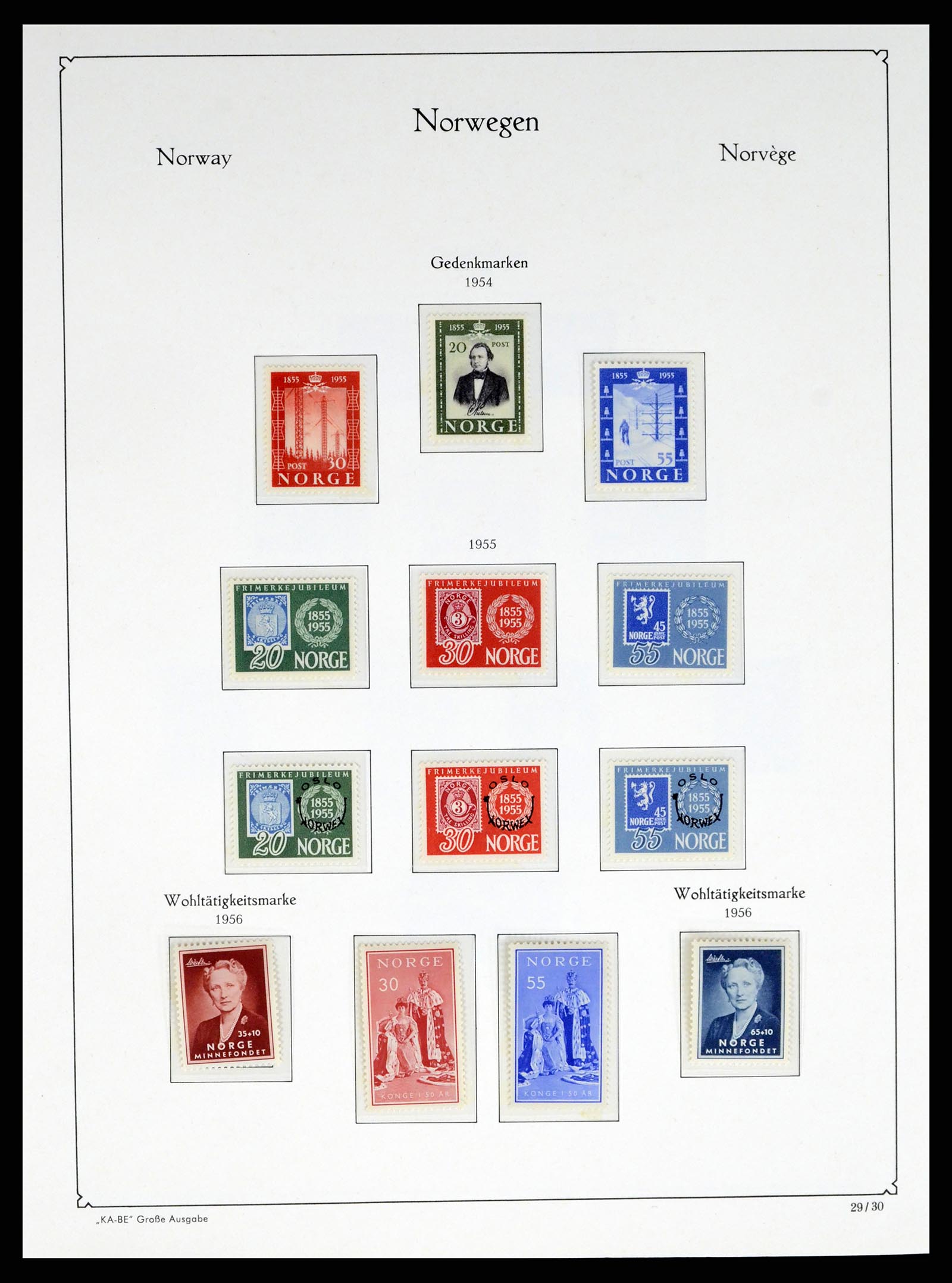 37788 032 - Postzegelverzameling 37788 Noorwegen 1855-2006.