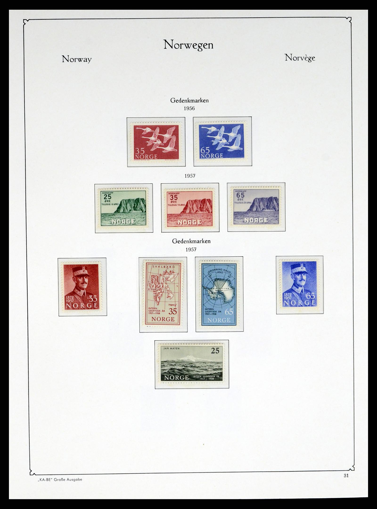 37788 033 - Postzegelverzameling 37788 Noorwegen 1855-2006.