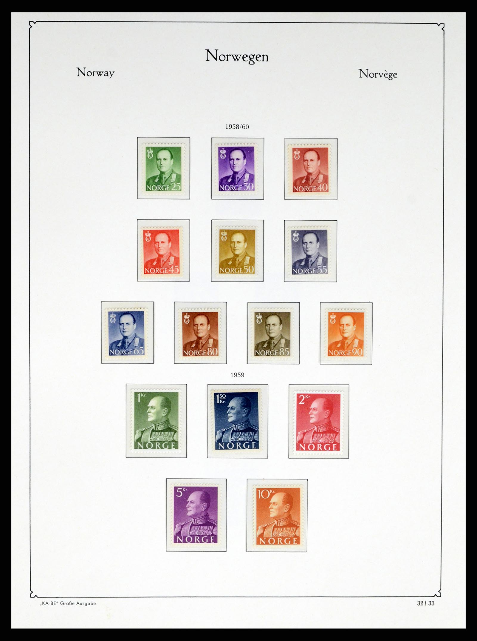 37788 034 - Postzegelverzameling 37788 Noorwegen 1855-2006.