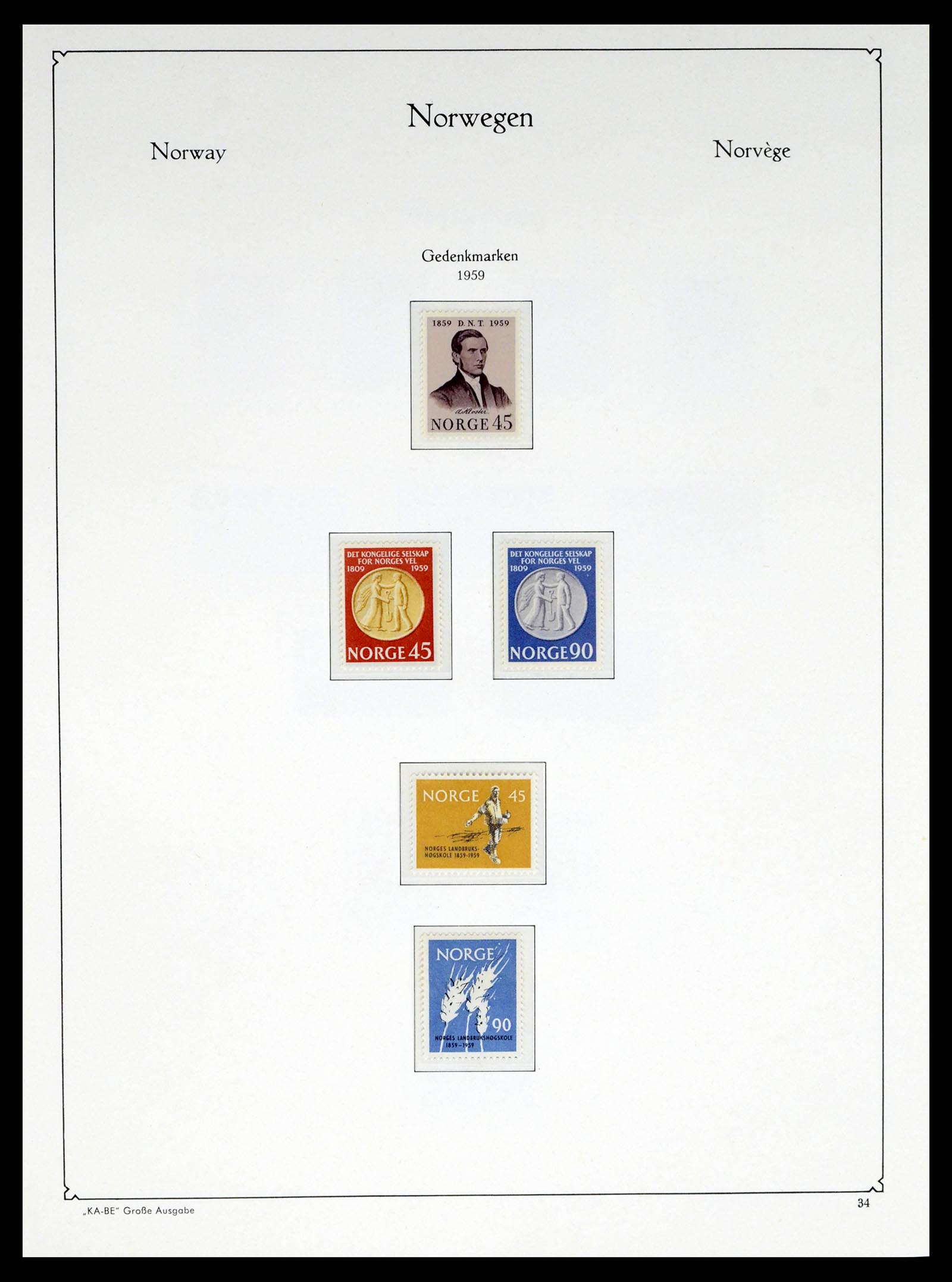 37788 035 - Postzegelverzameling 37788 Noorwegen 1855-2006.