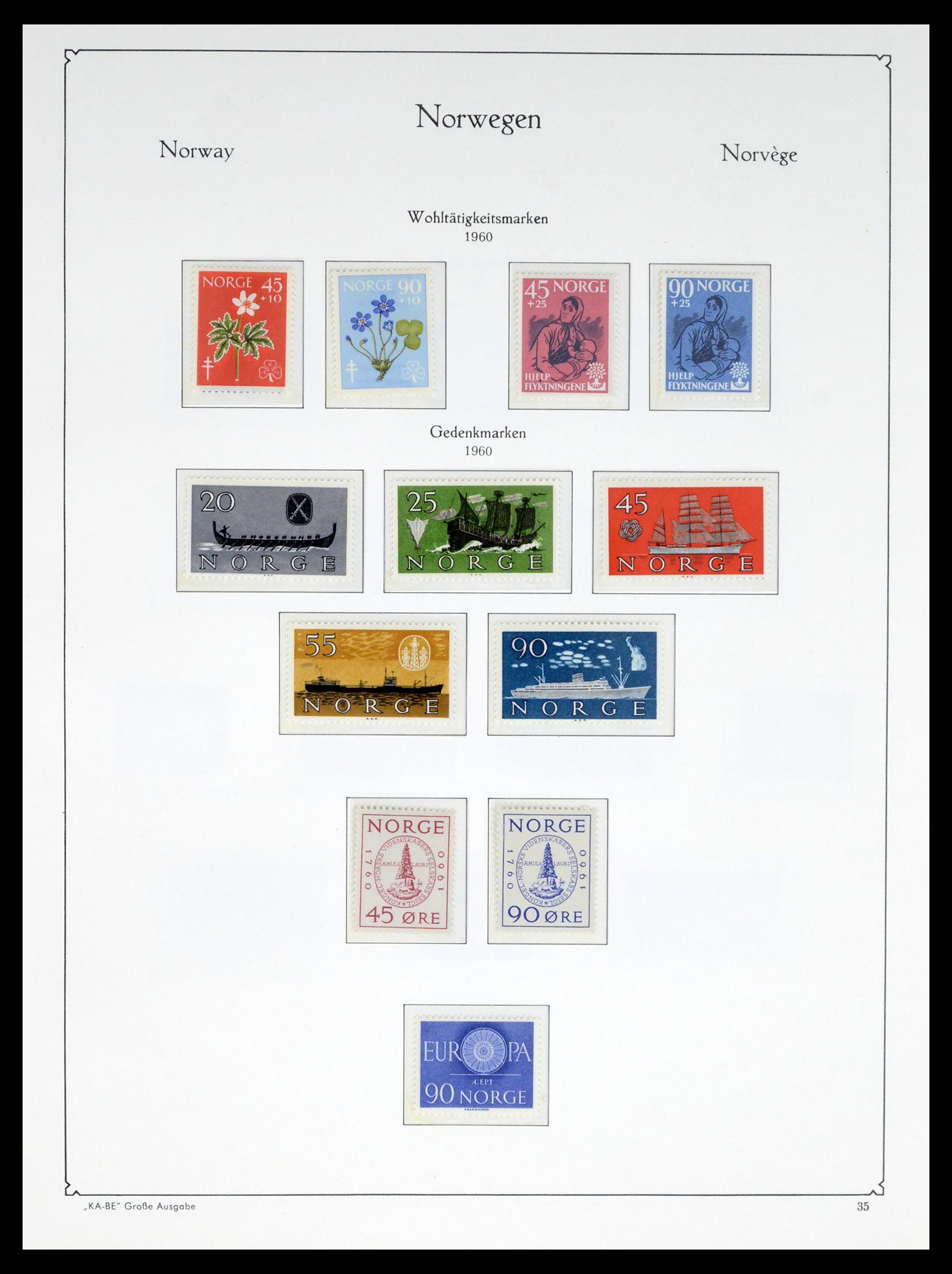 37788 036 - Stamp Collection 37788 Norway 1855-2006.
