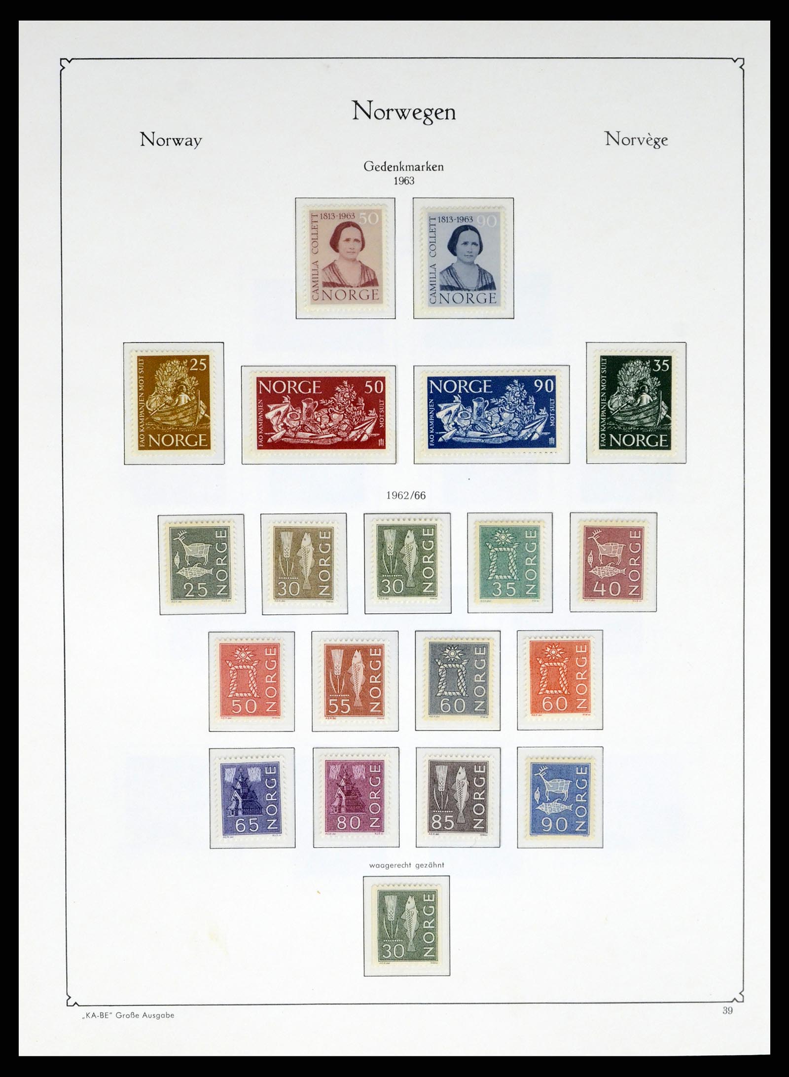 37788 039 - Stamp Collection 37788 Norway 1855-2006.