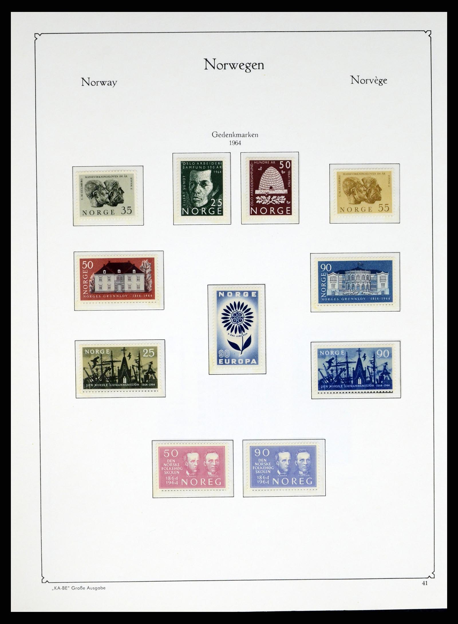 37788 041 - Stamp Collection 37788 Norway 1855-2006.