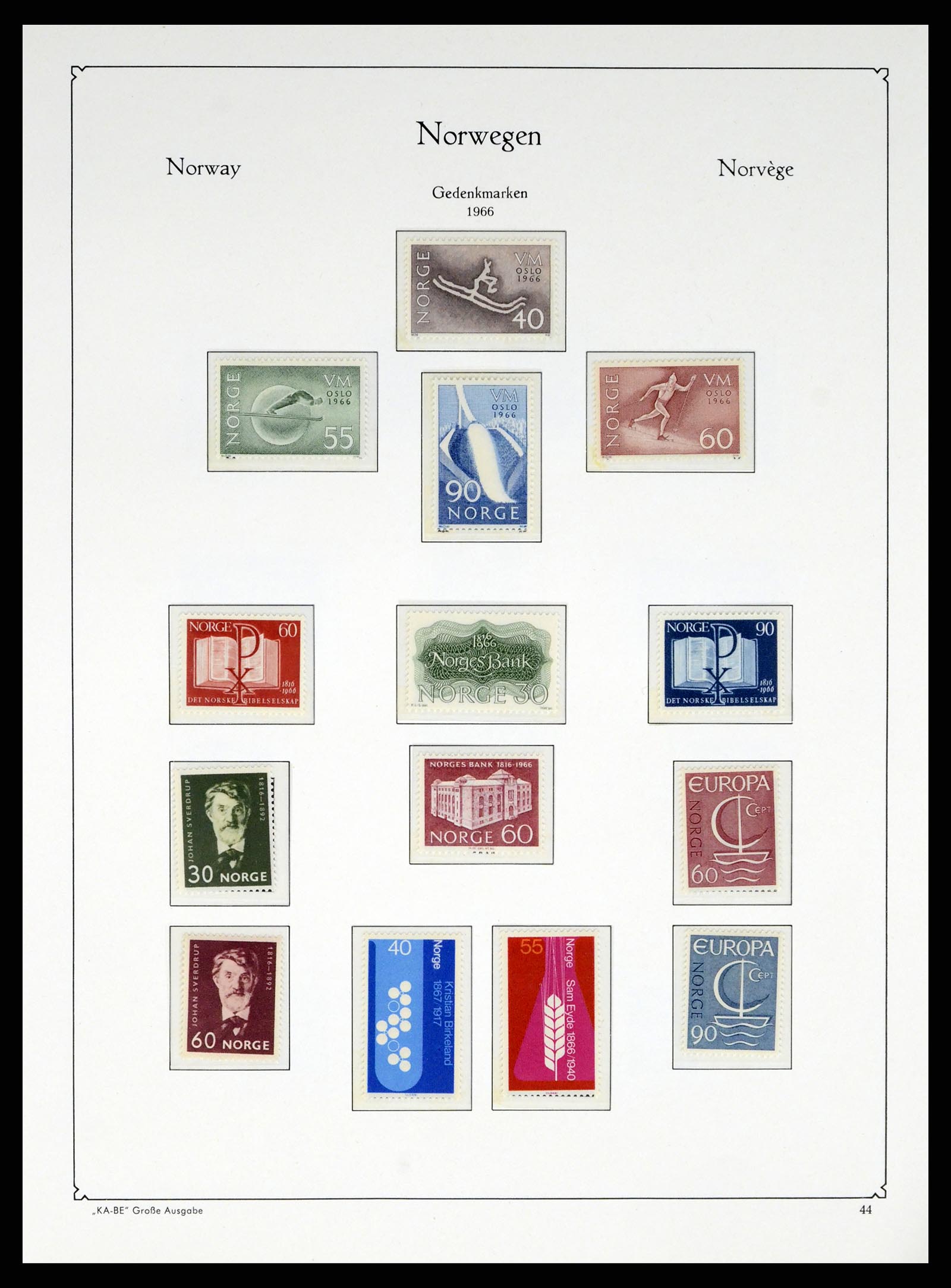 37788 044 - Postzegelverzameling 37788 Noorwegen 1855-2006.