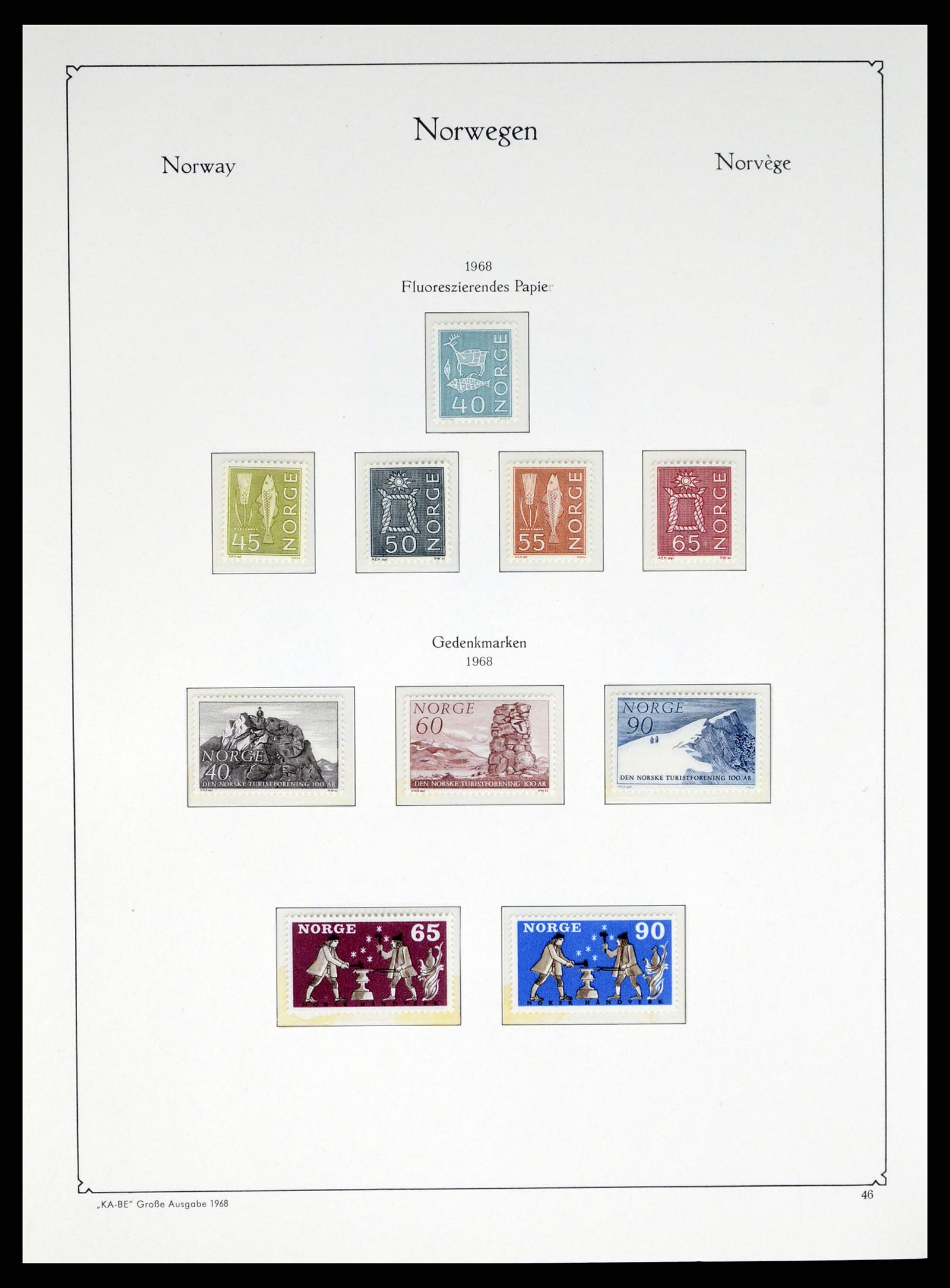 37788 046 - Postzegelverzameling 37788 Noorwegen 1855-2006.