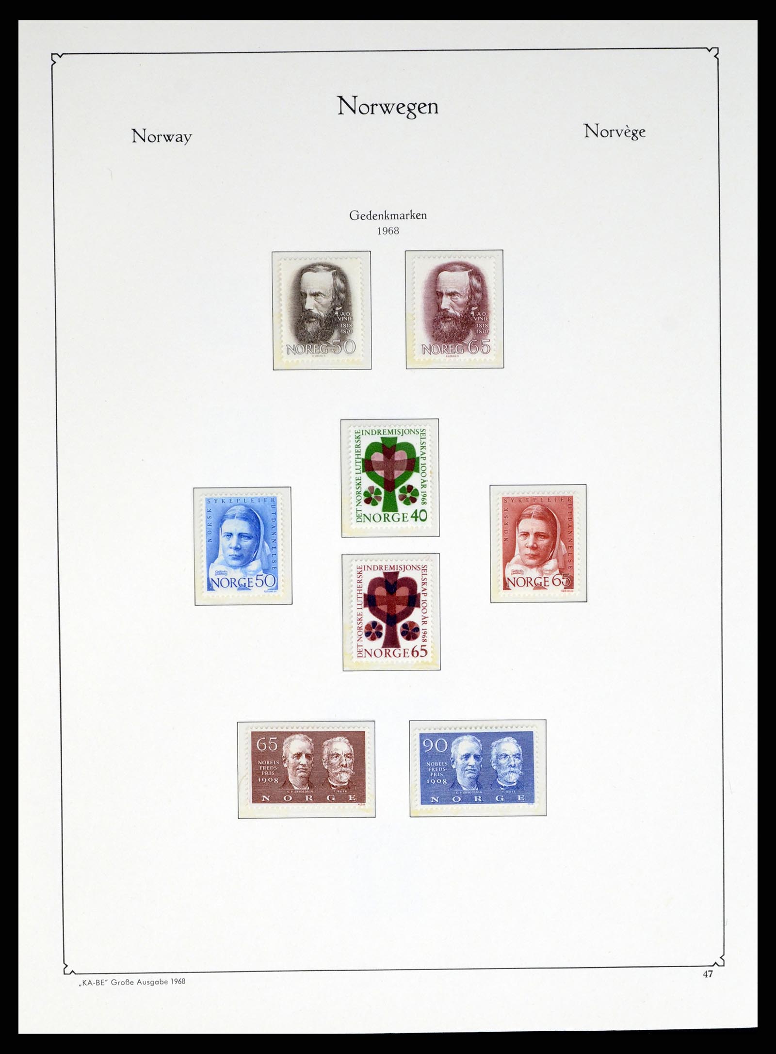 37788 047 - Postzegelverzameling 37788 Noorwegen 1855-2006.