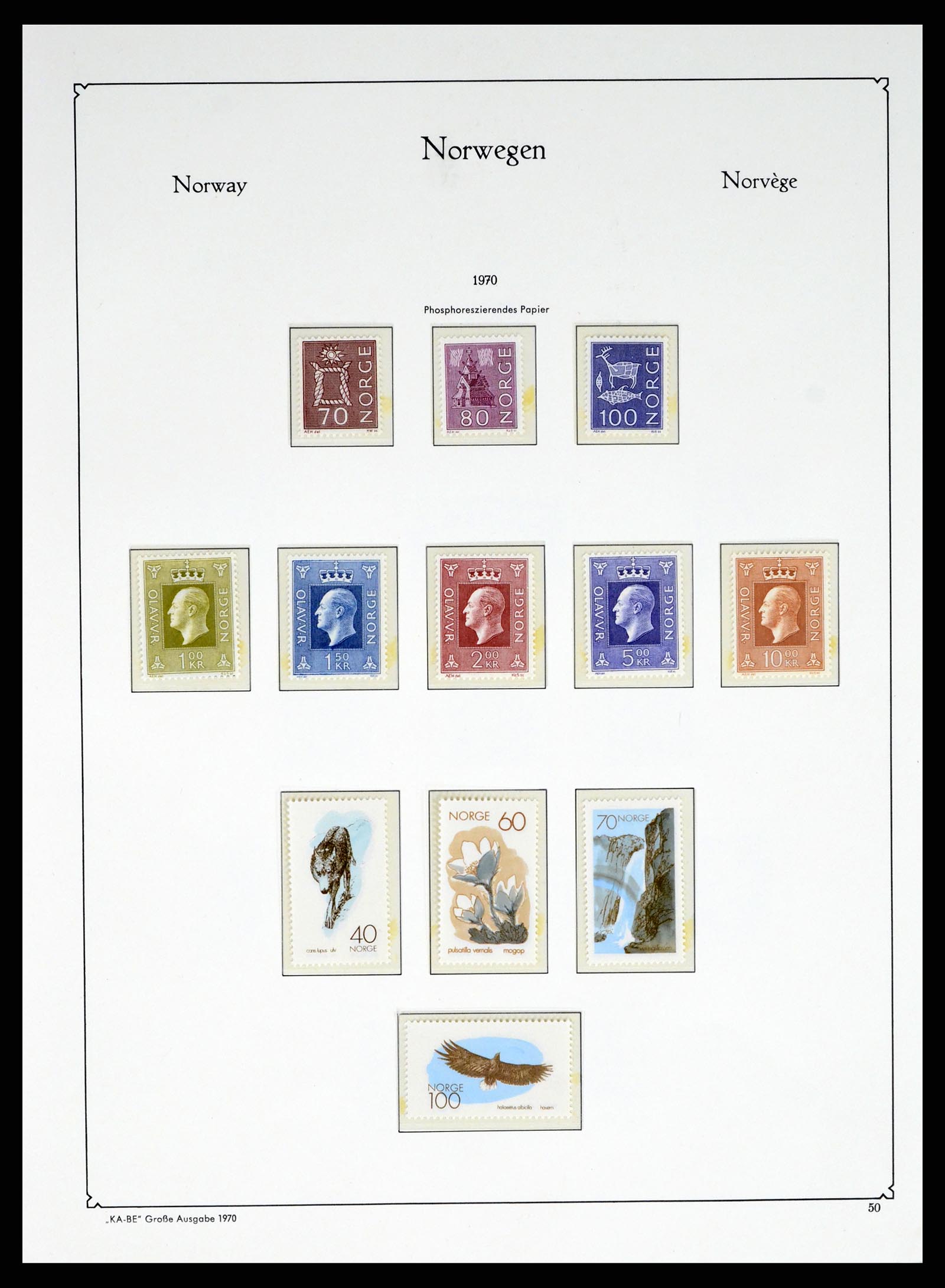 37788 050 - Postzegelverzameling 37788 Noorwegen 1855-2006.