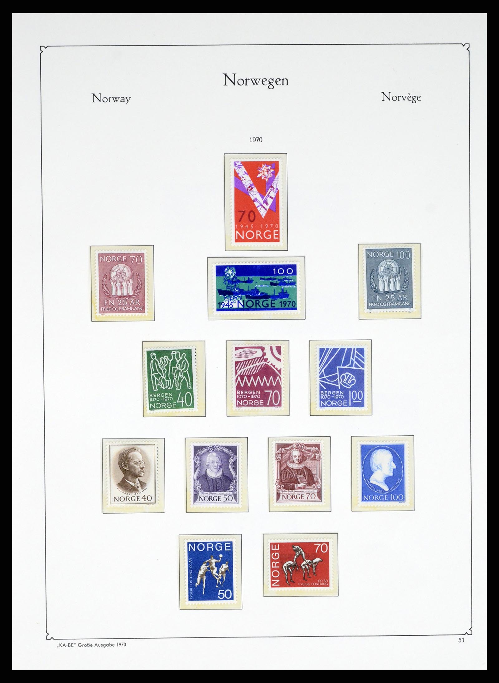 37788 051 - Stamp Collection 37788 Norway 1855-2006.