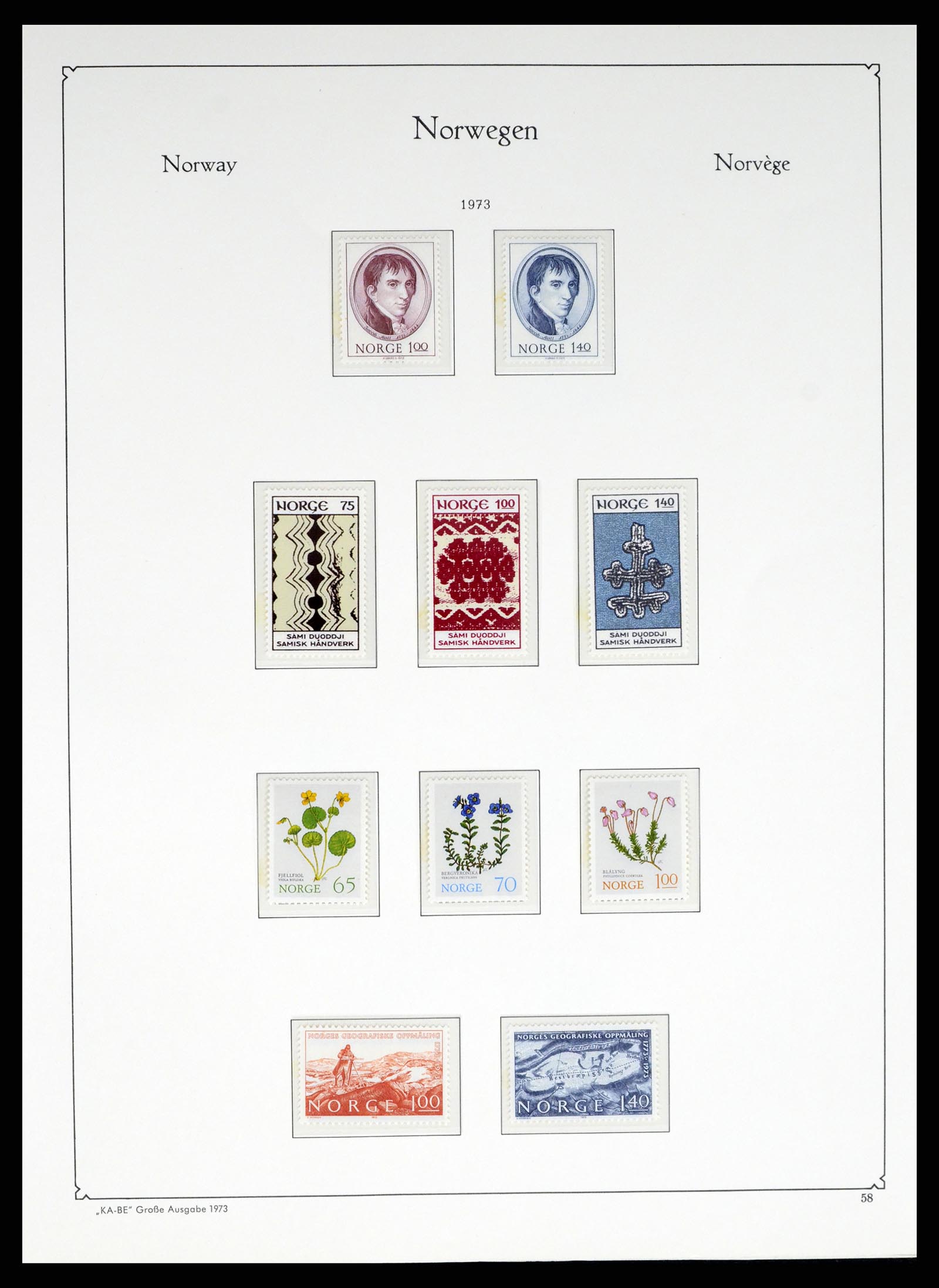 37788 058 - Postzegelverzameling 37788 Noorwegen 1855-2006.