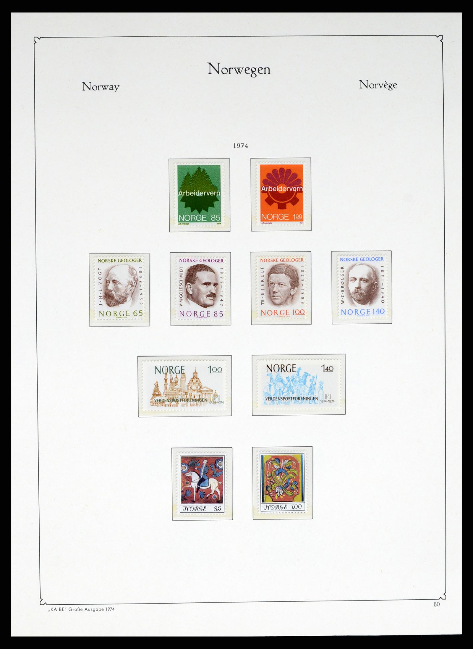 37788 060 - Postzegelverzameling 37788 Noorwegen 1855-2006.