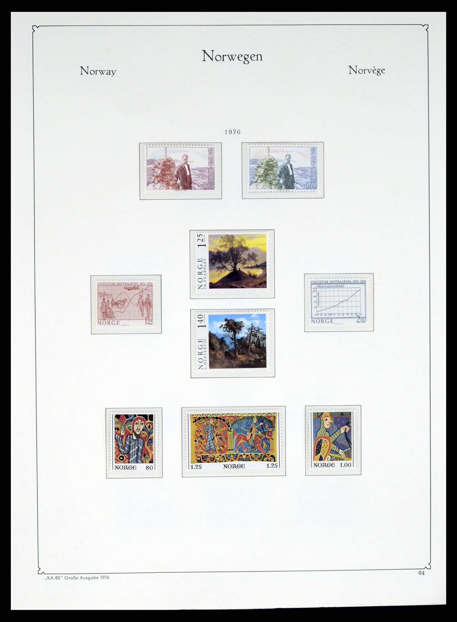 37788 064 - Postzegelverzameling 37788 Noorwegen 1855-2006.