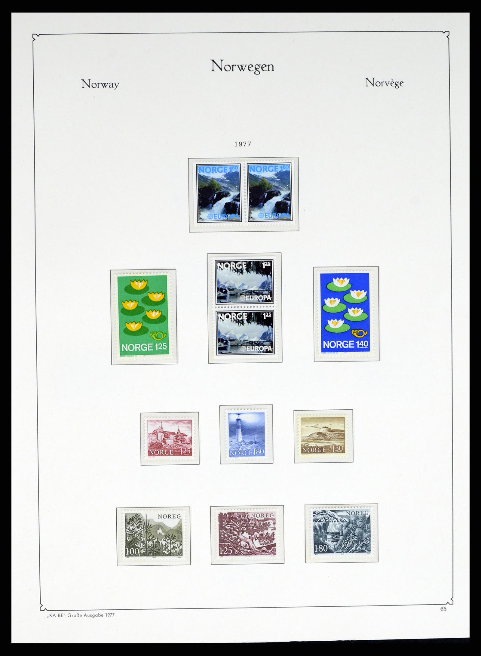 37788 065 - Postzegelverzameling 37788 Noorwegen 1855-2006.