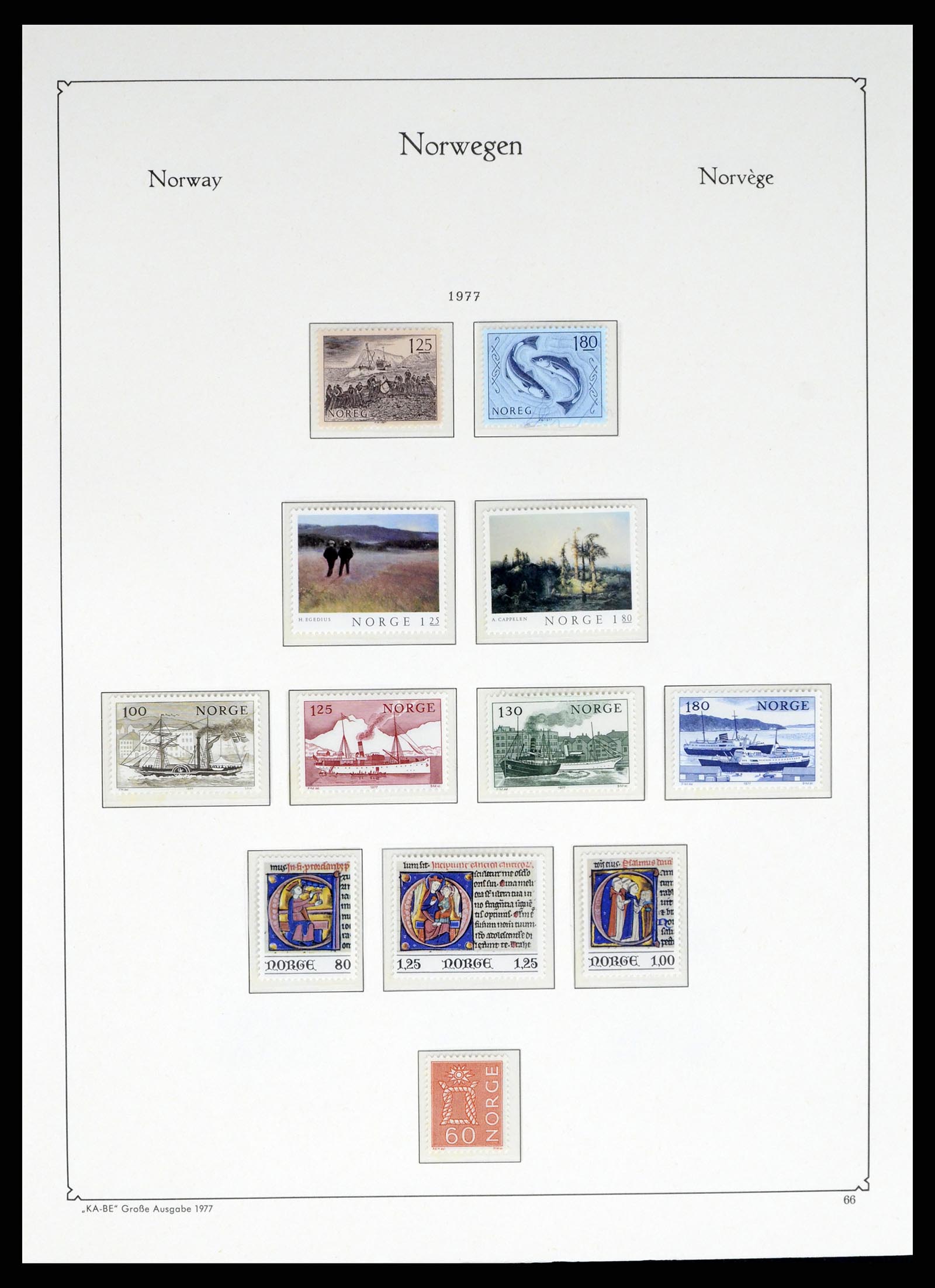 37788 066 - Postzegelverzameling 37788 Noorwegen 1855-2006.