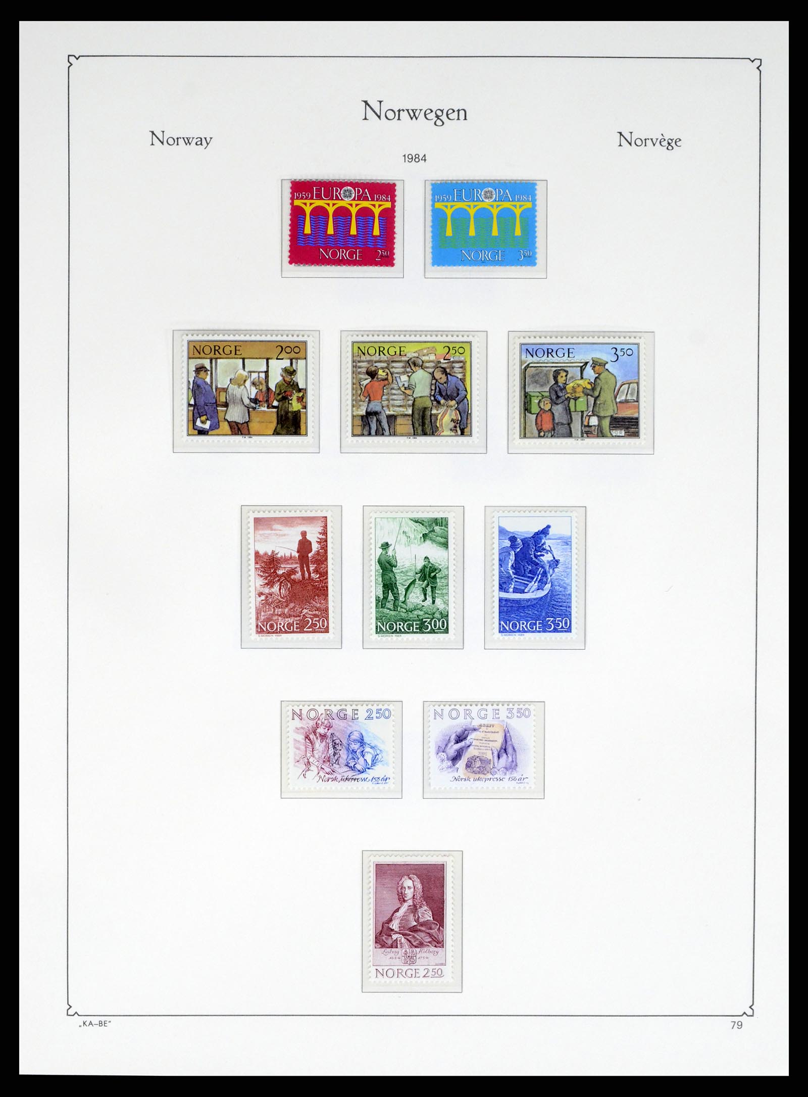 37788 079 - Postzegelverzameling 37788 Noorwegen 1855-2006.