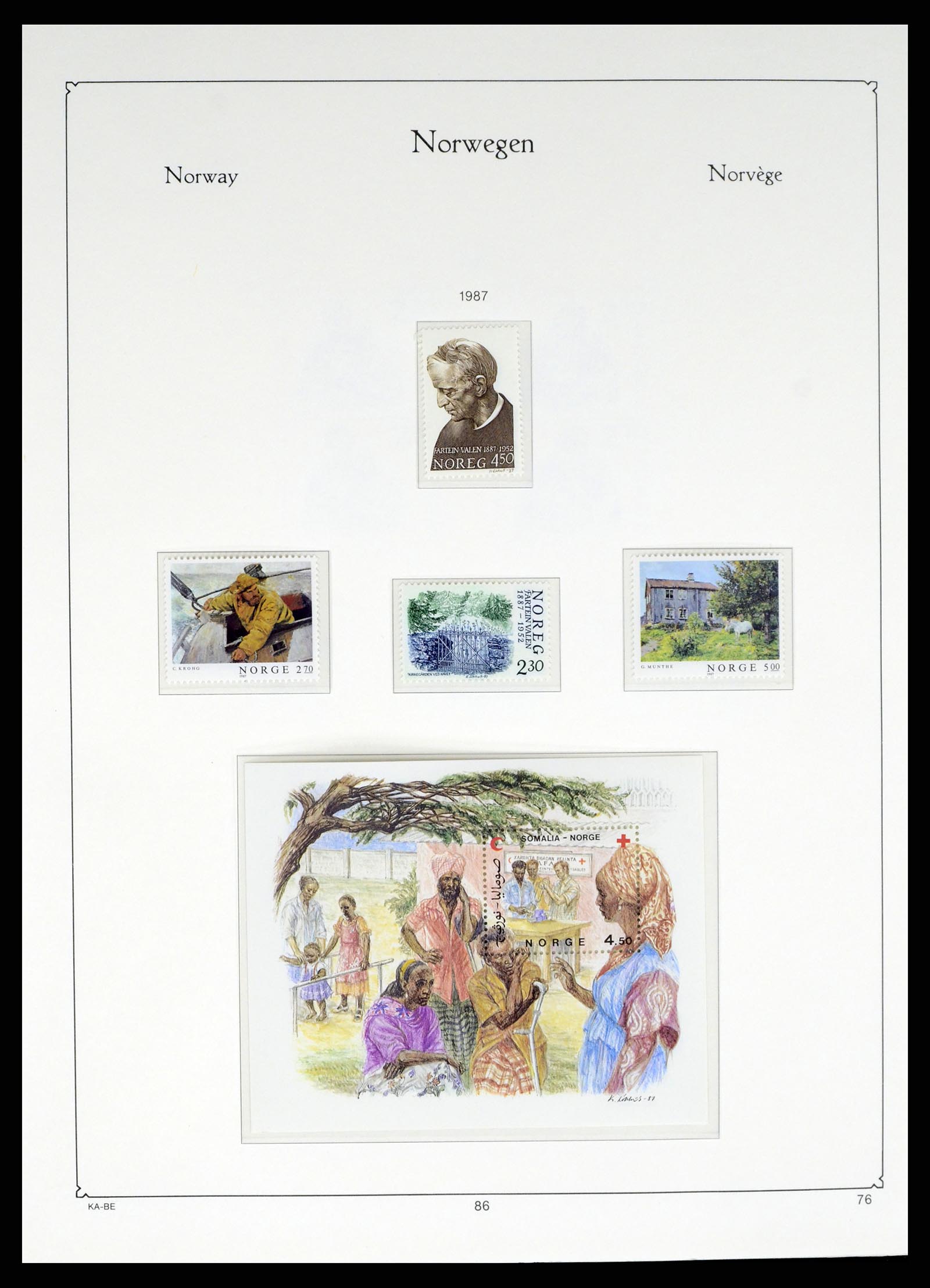 37788 086 - Postzegelverzameling 37788 Noorwegen 1855-2006.