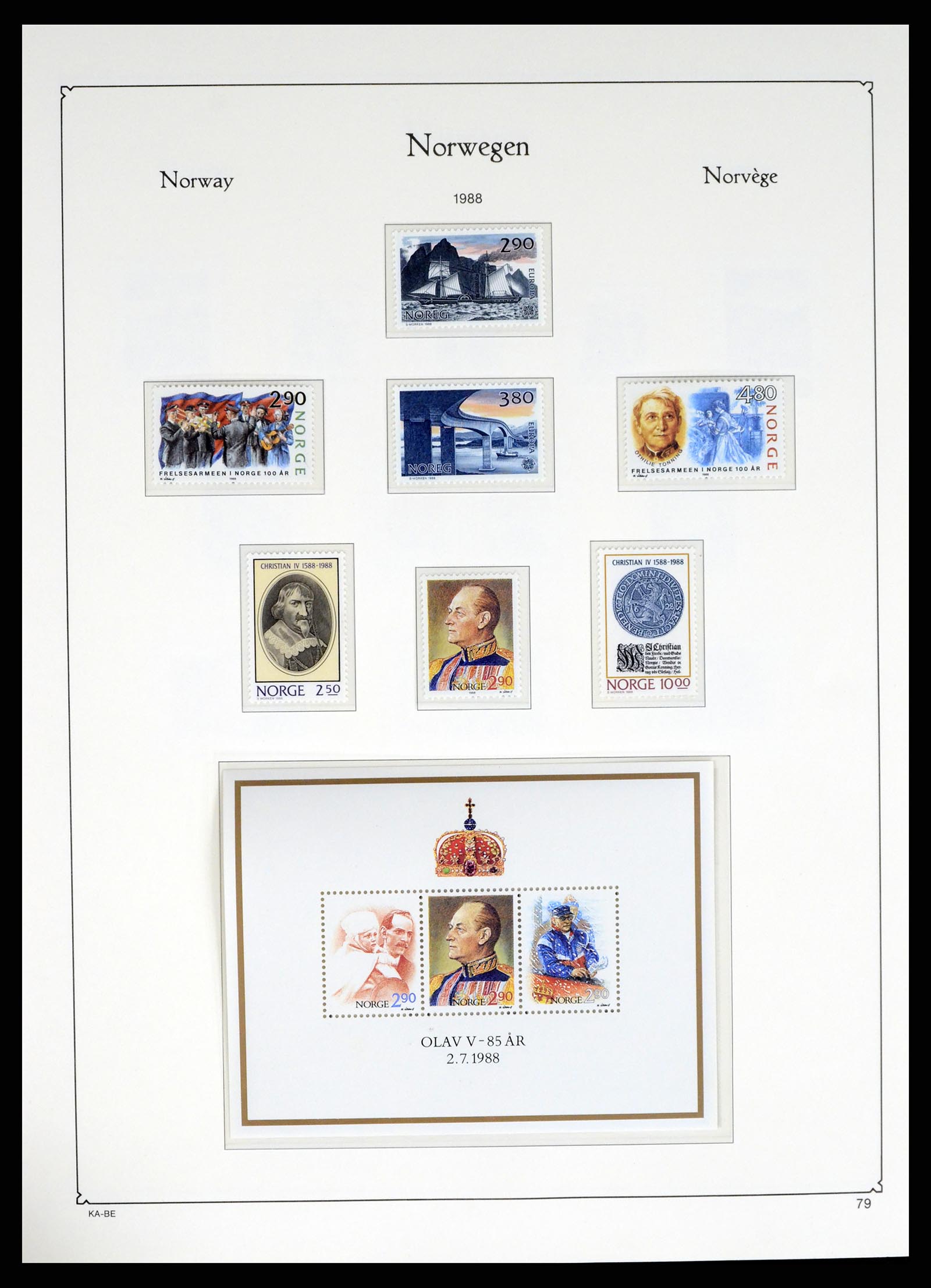 37788 089 - Postzegelverzameling 37788 Noorwegen 1855-2006.