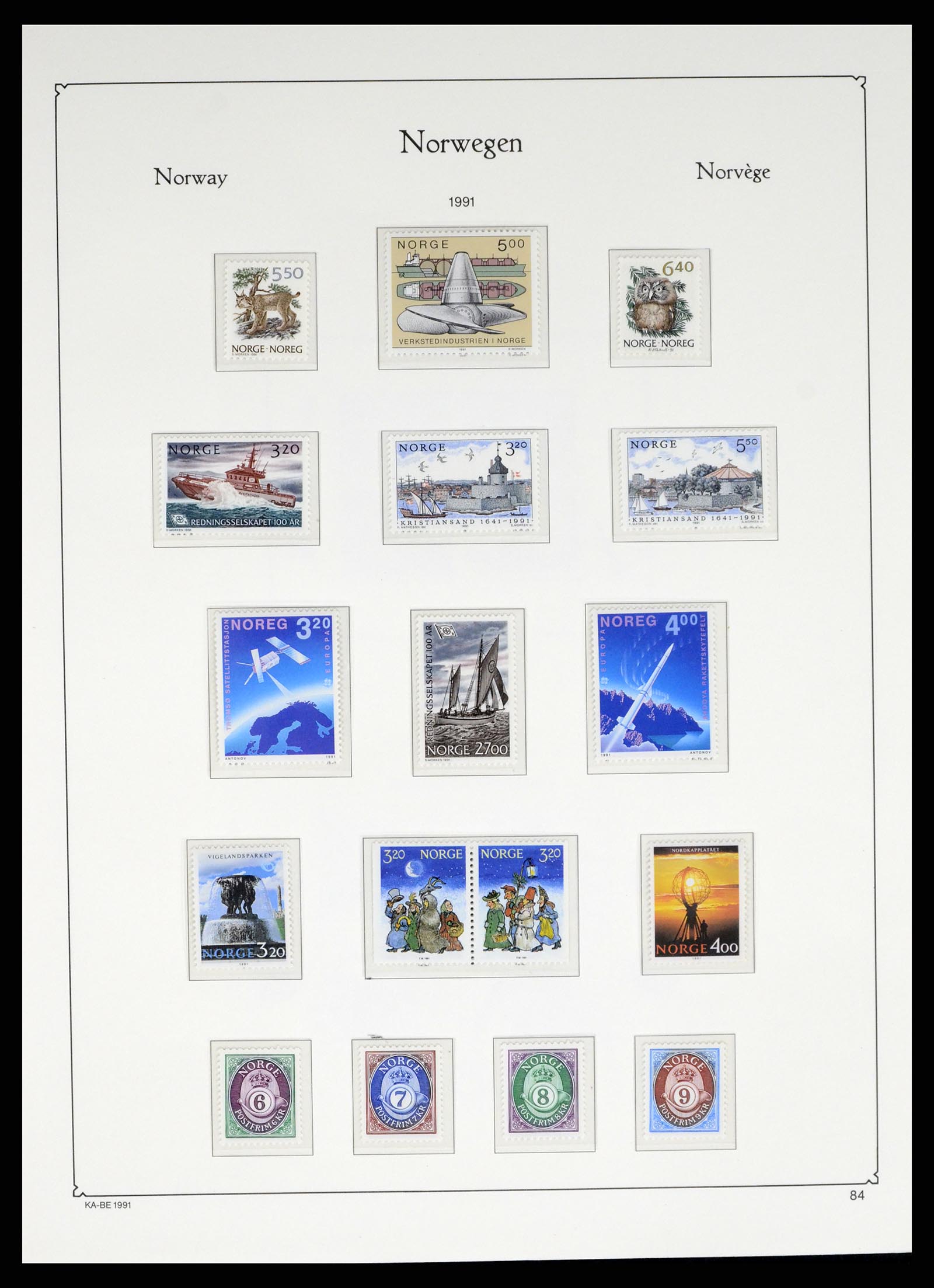 37788 095 - Postzegelverzameling 37788 Noorwegen 1855-2006.
