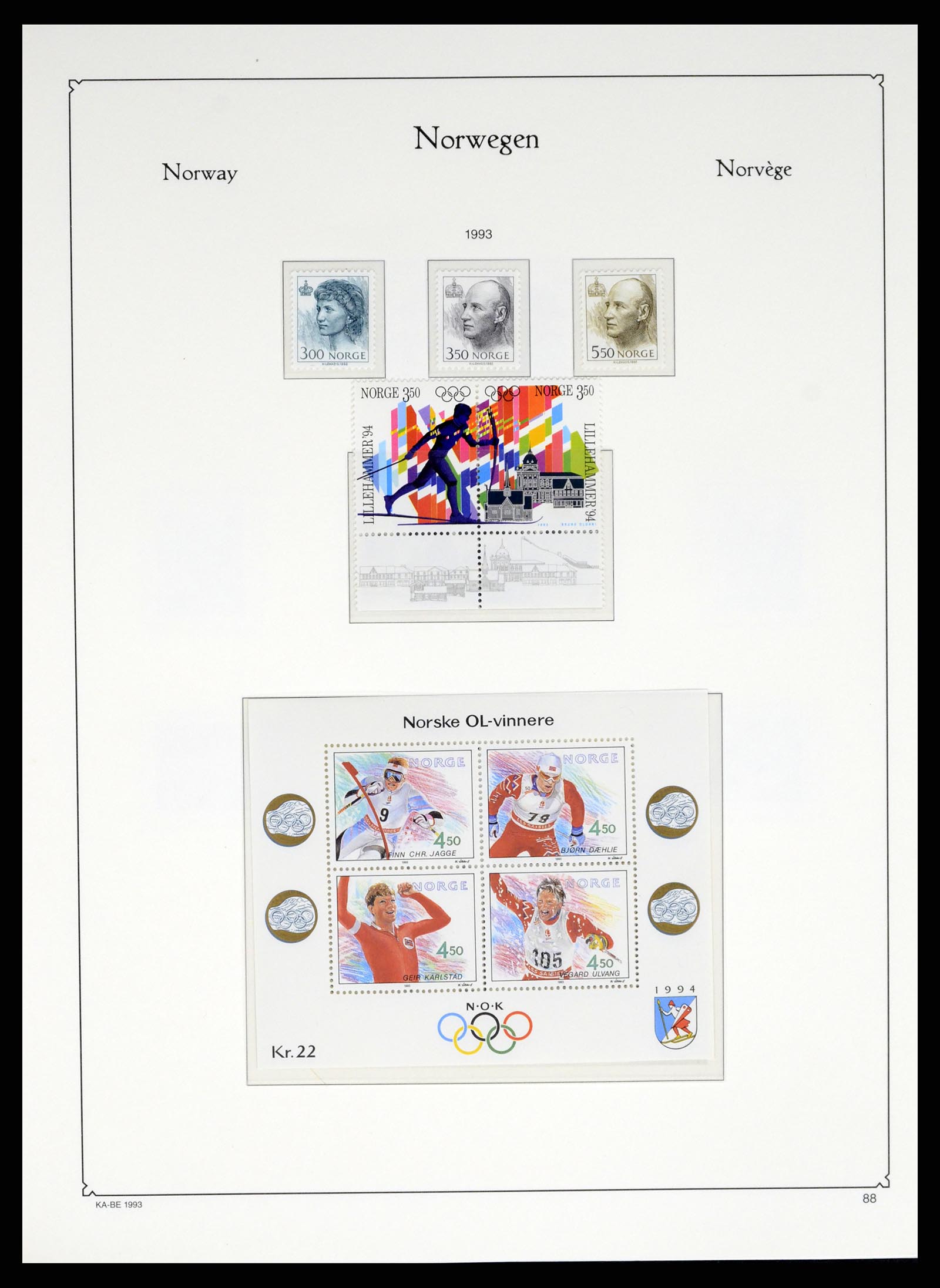 37788 099 - Postzegelverzameling 37788 Noorwegen 1855-2006.
