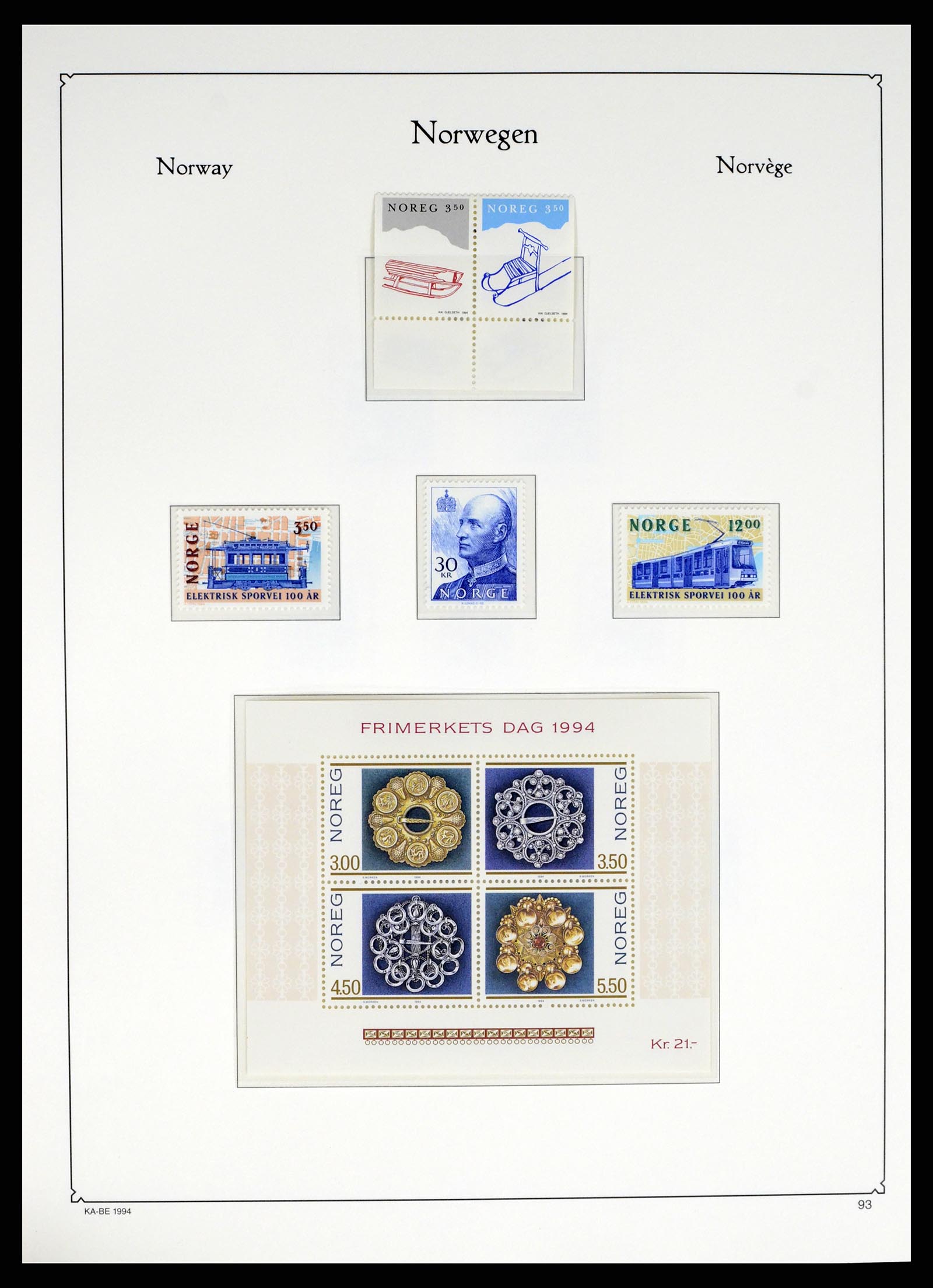37788 104 - Stamp Collection 37788 Norway 1855-2006.