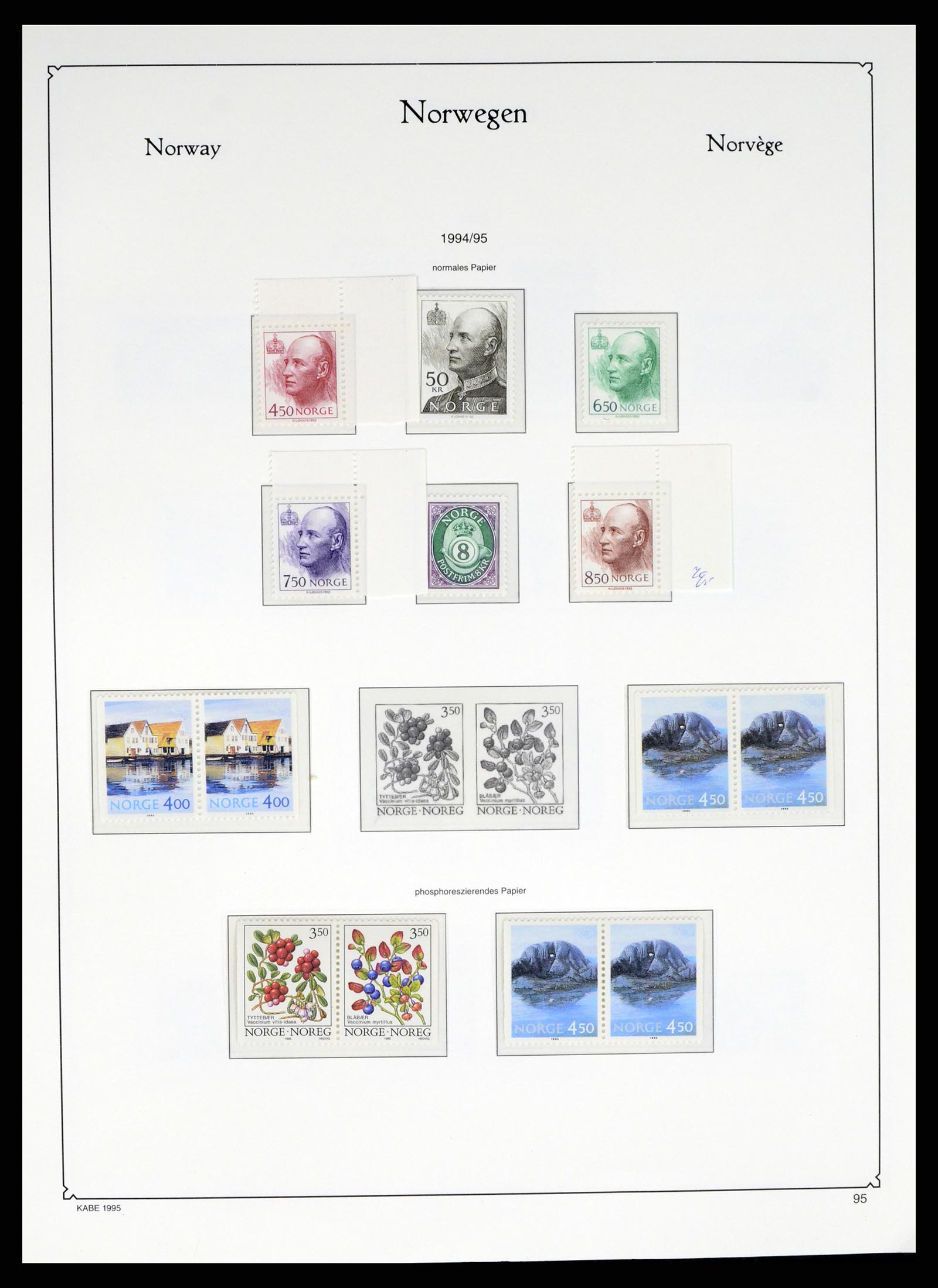 37788 106 - Stamp Collection 37788 Norway 1855-2006.